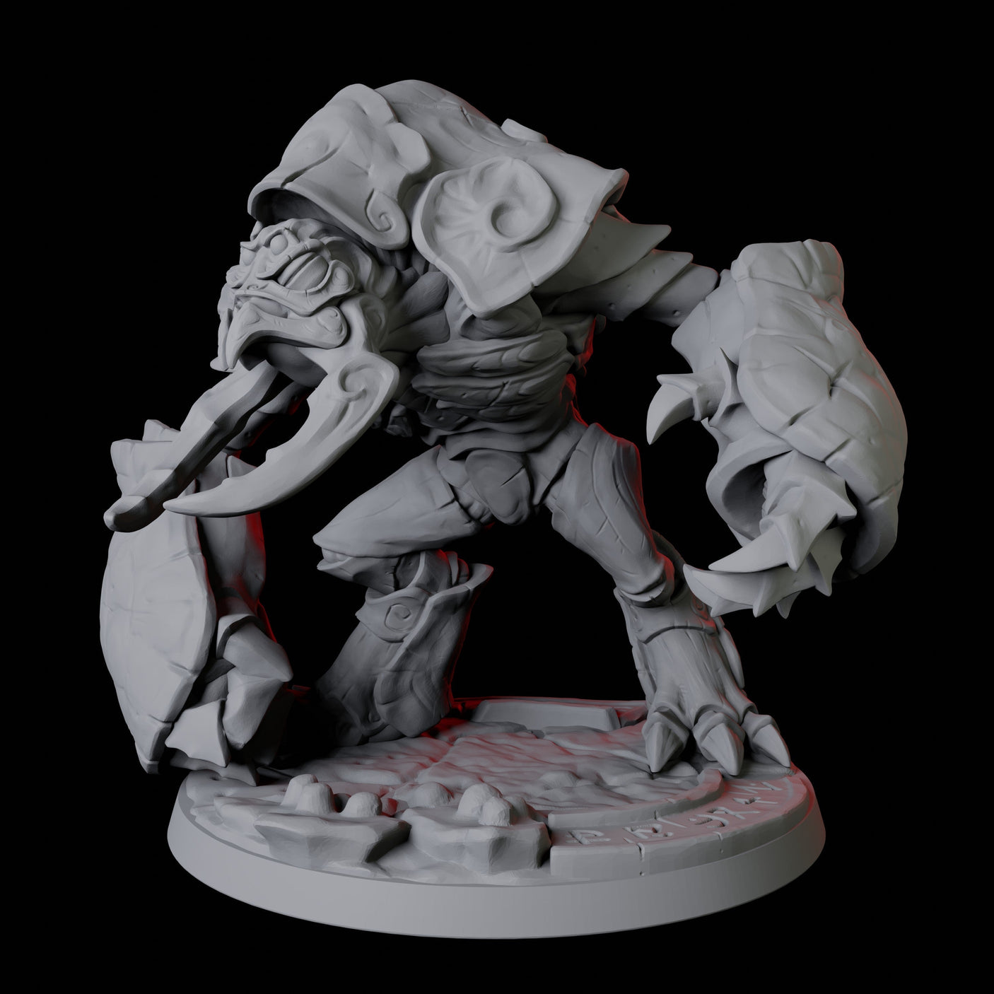 Depth Umber Hulk B Miniature for Dungeons and Dragons, Pathfinder or other TTRPGs