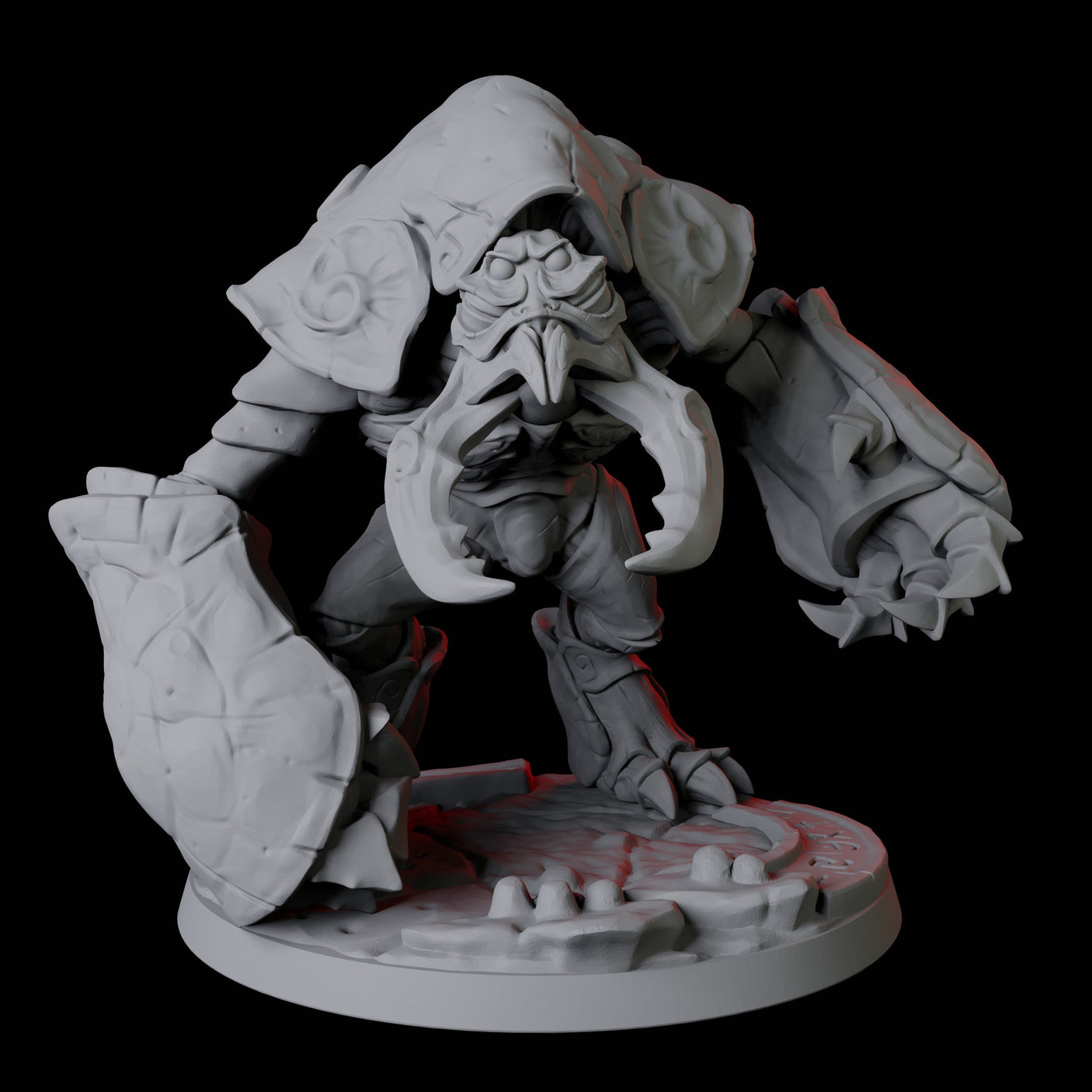 Depth Umber Hulk B Miniature for Dungeons and Dragons, Pathfinder or other TTRPGs
