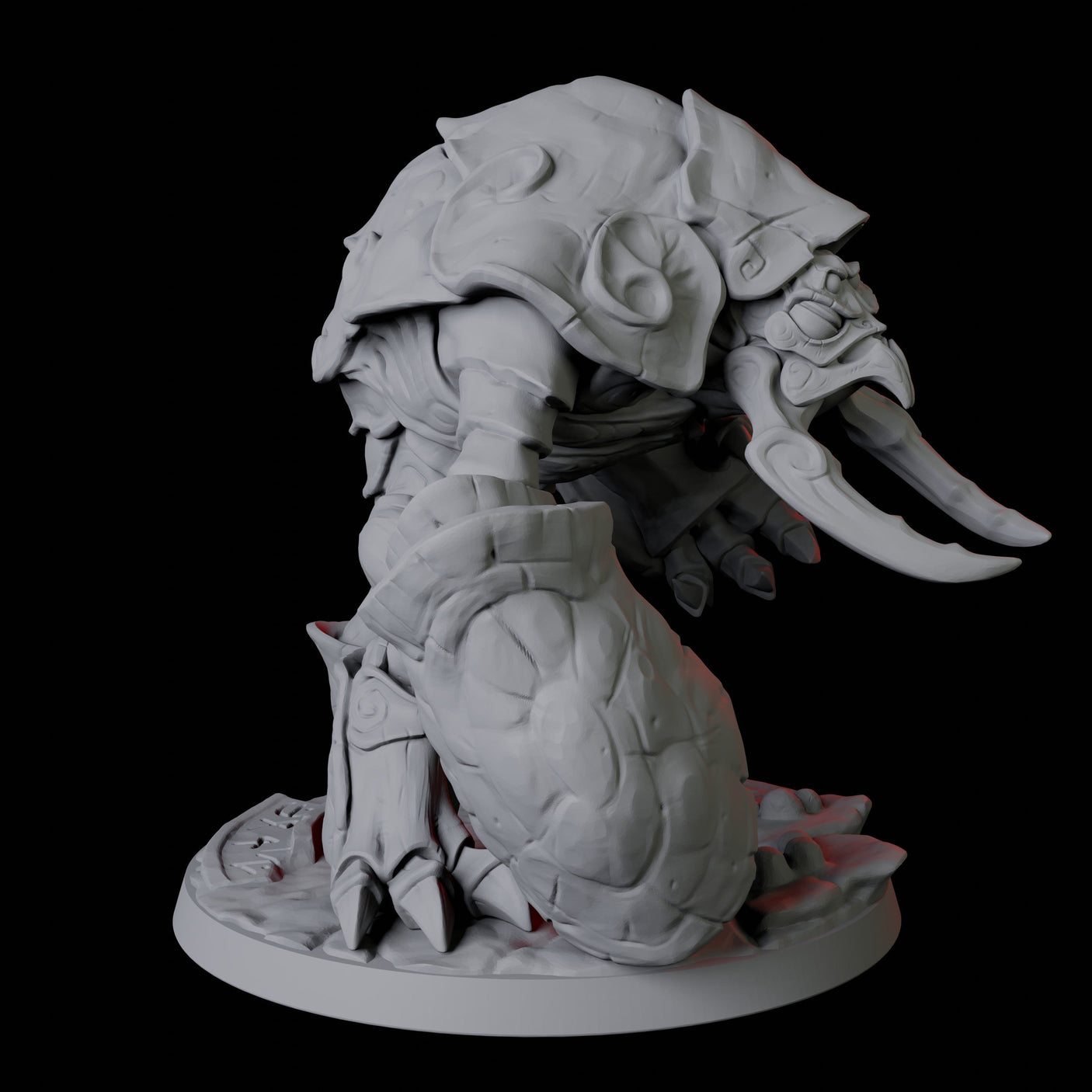 Depth Umber Hulk B Miniature for Dungeons and Dragons, Pathfinder or other TTRPGs