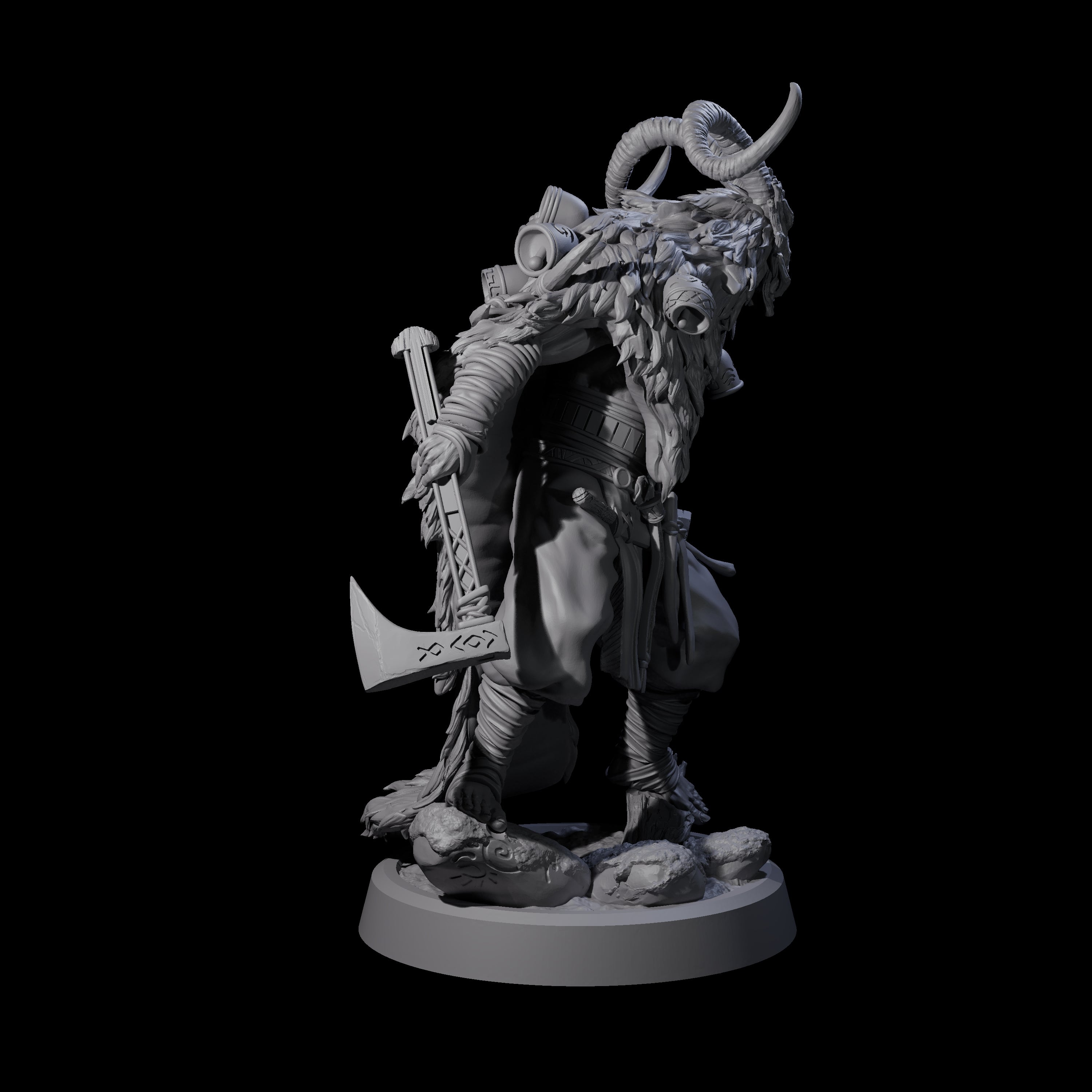 Deranged Pagan Cultist A Miniature for Dungeons and Dragons, Pathfinder or other TTRPGs