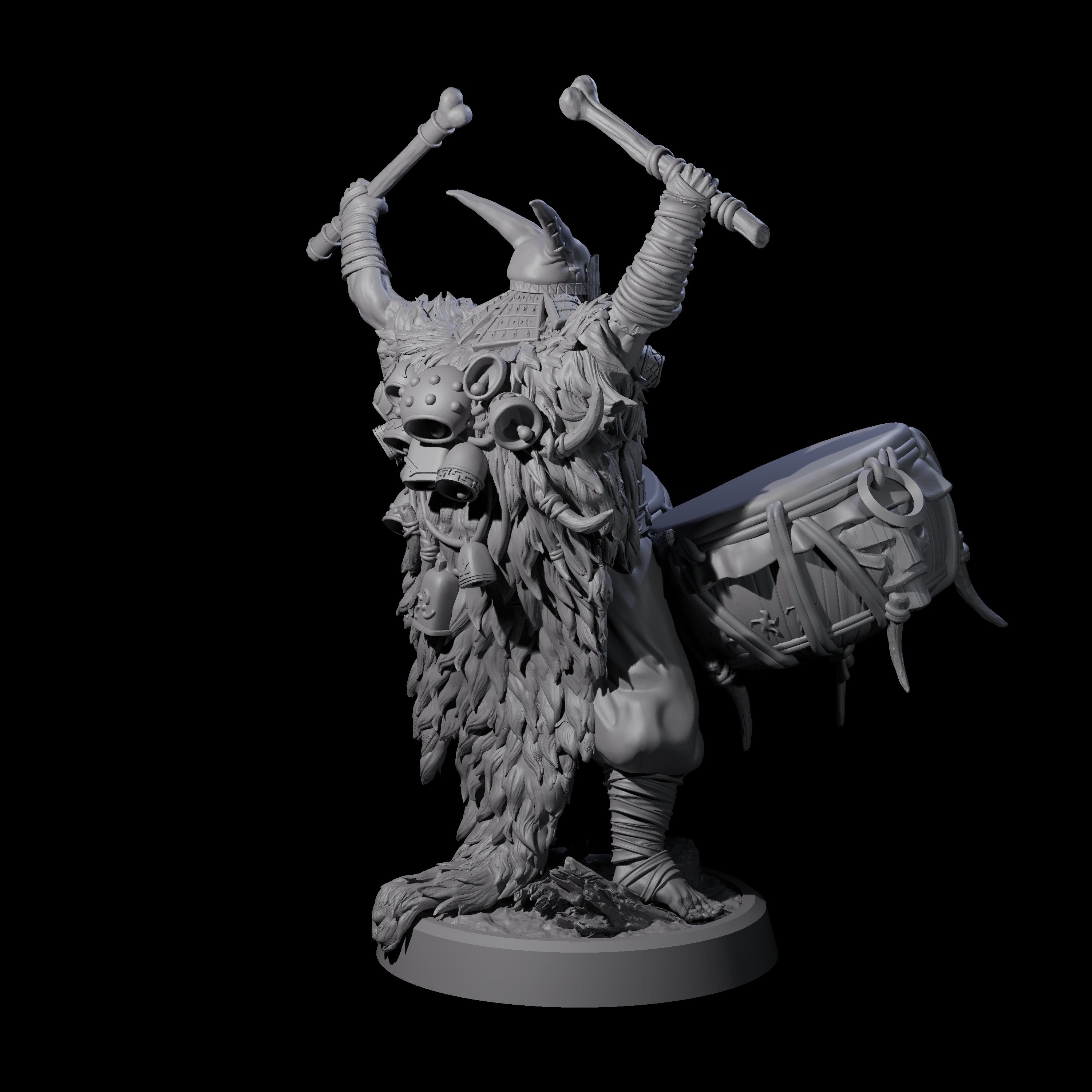 Deranged Pagan Cultist D Miniature for Dungeons and Dragons, Pathfinder or other TTRPGs