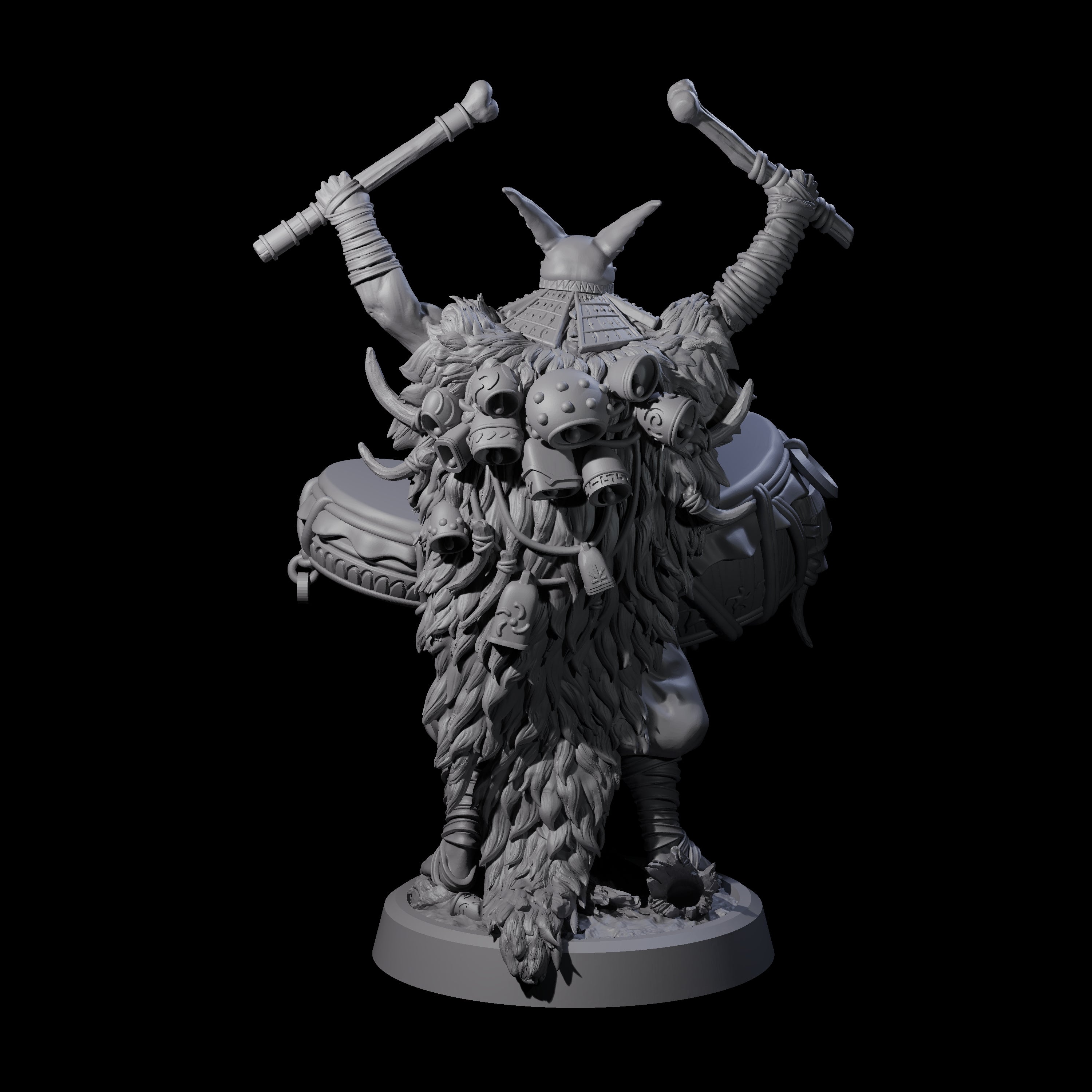 Deranged Pagan Cultist D Miniature for Dungeons and Dragons, Pathfinder or other TTRPGs