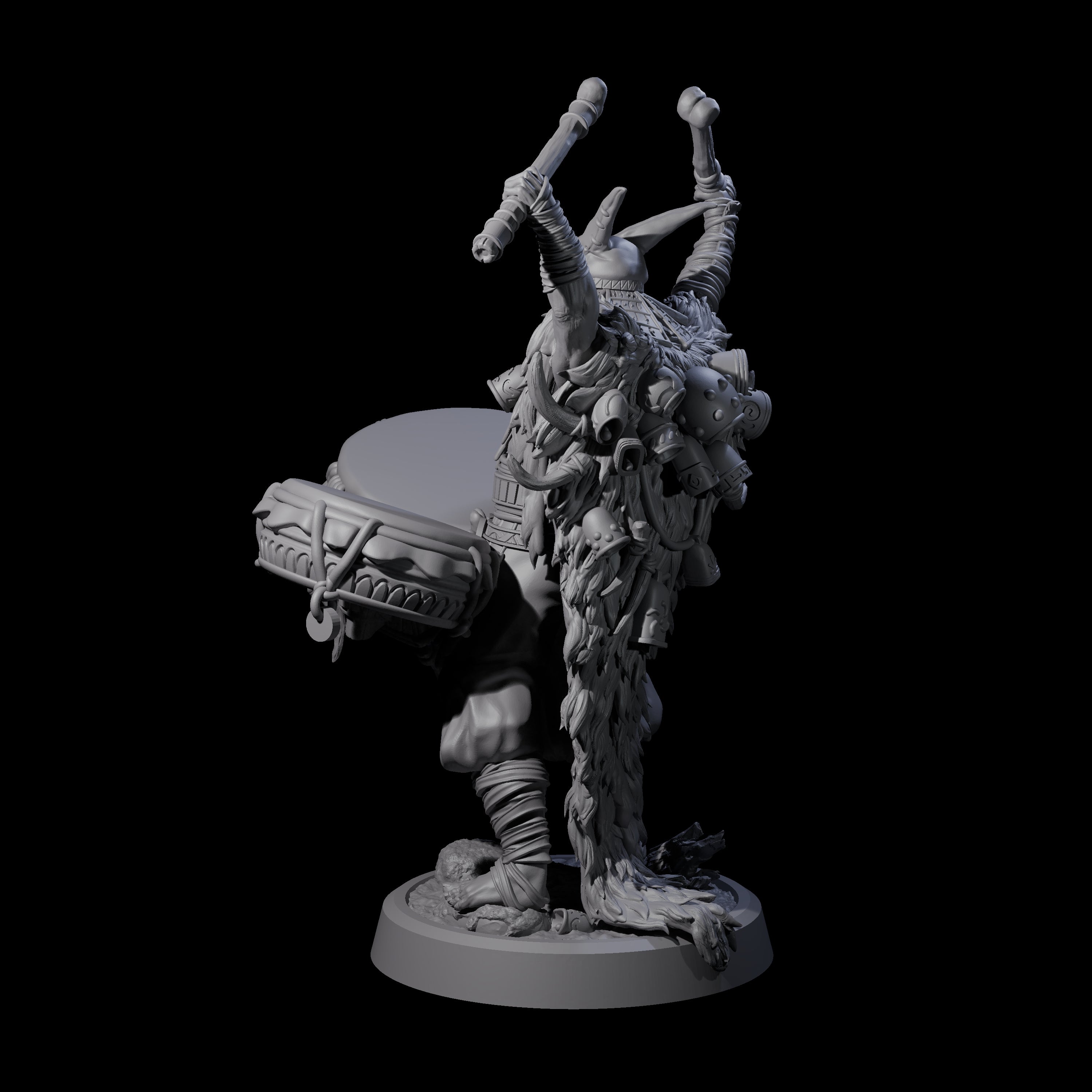 Deranged Pagan Cultist D Miniature for Dungeons and Dragons, Pathfinder or other TTRPGs