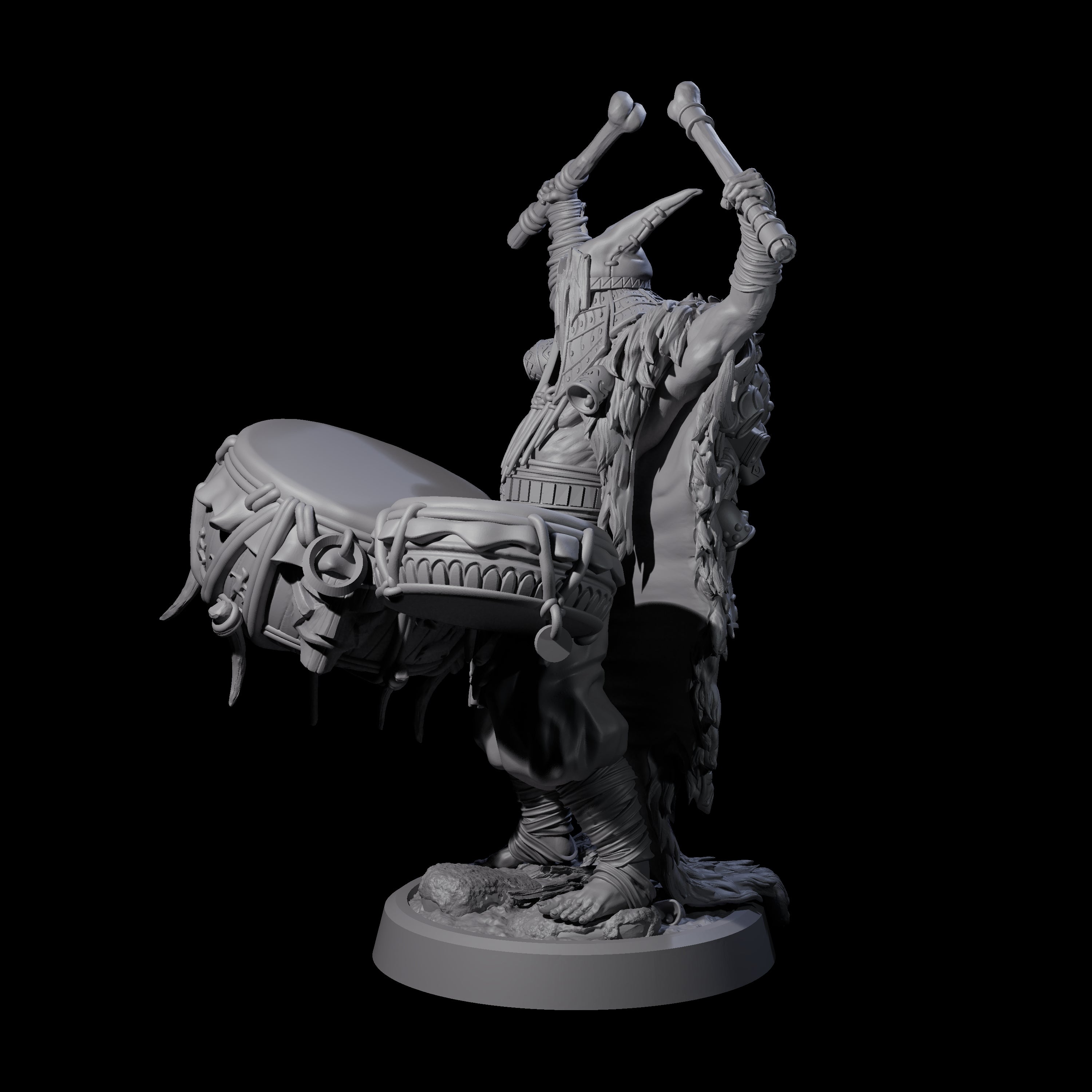 Deranged Pagan Cultist D Miniature for Dungeons and Dragons, Pathfinder or other TTRPGs
