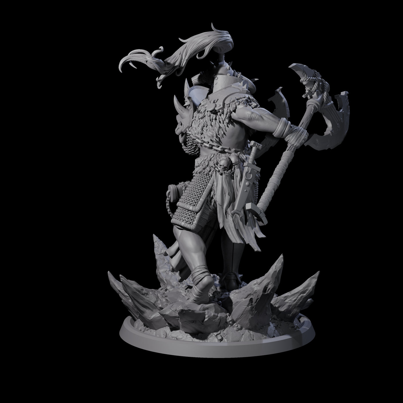 Descending Doomwalker A Miniature for Dungeons and Dragons, Pathfinder or other TTRPGs