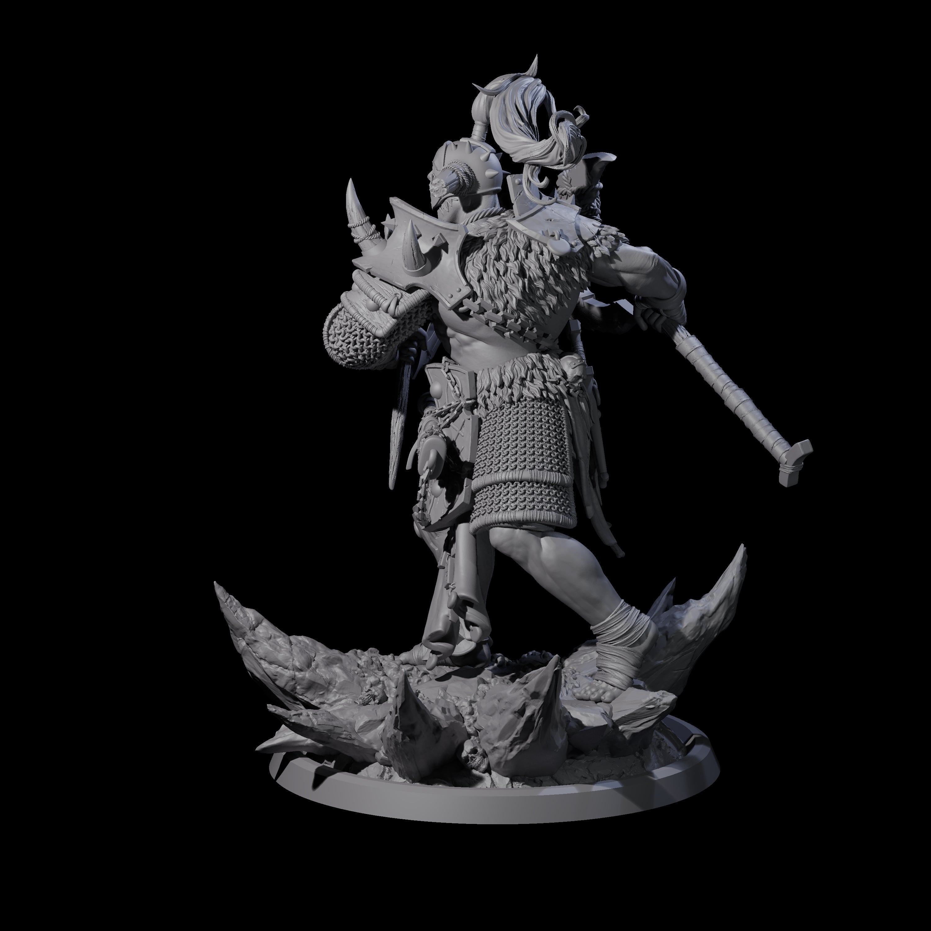Descending Doomwalker A Miniature for Dungeons and Dragons, Pathfinder or other TTRPGs