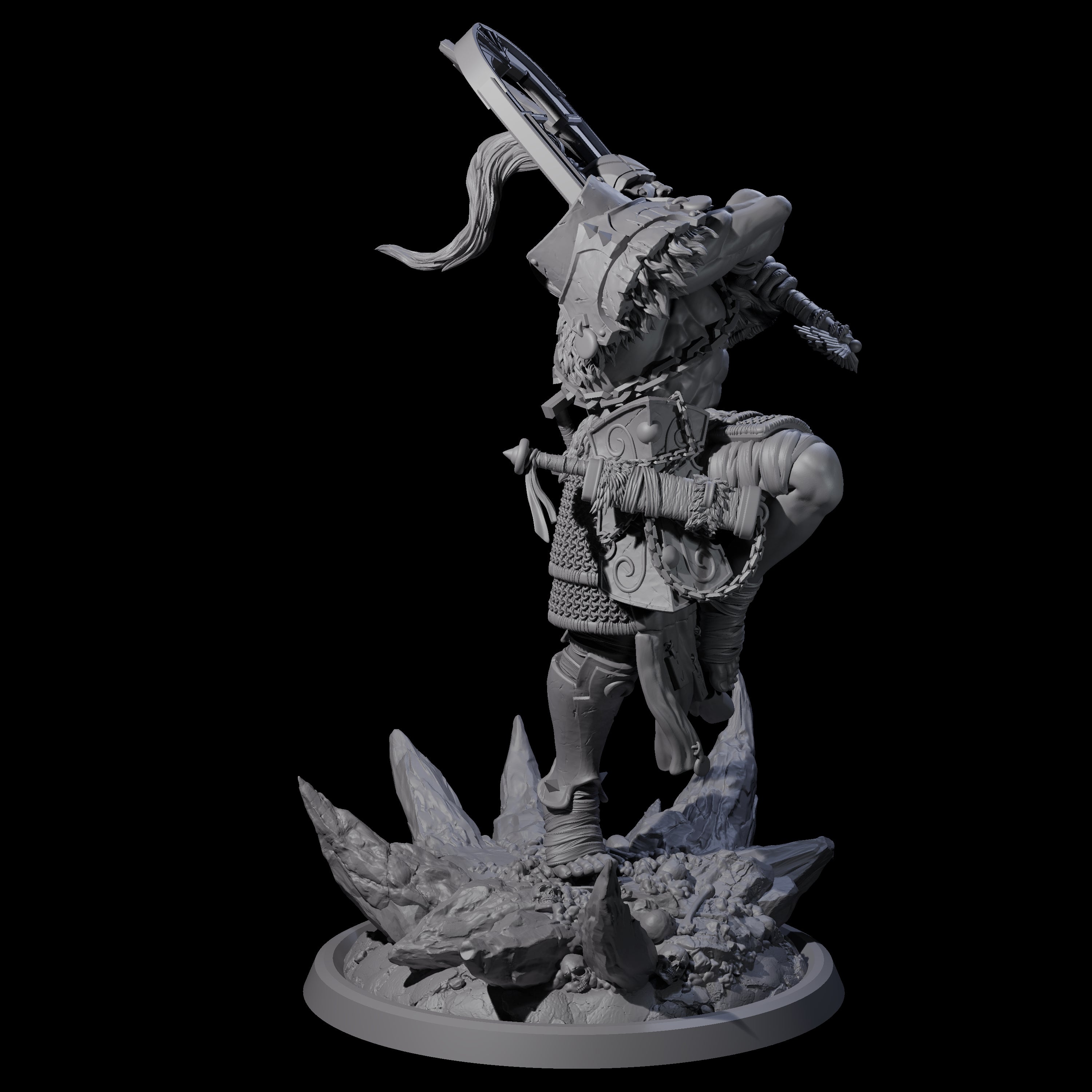 Descending Doomwalker B Miniature for Dungeons and Dragons, Pathfinder or other TTRPGs