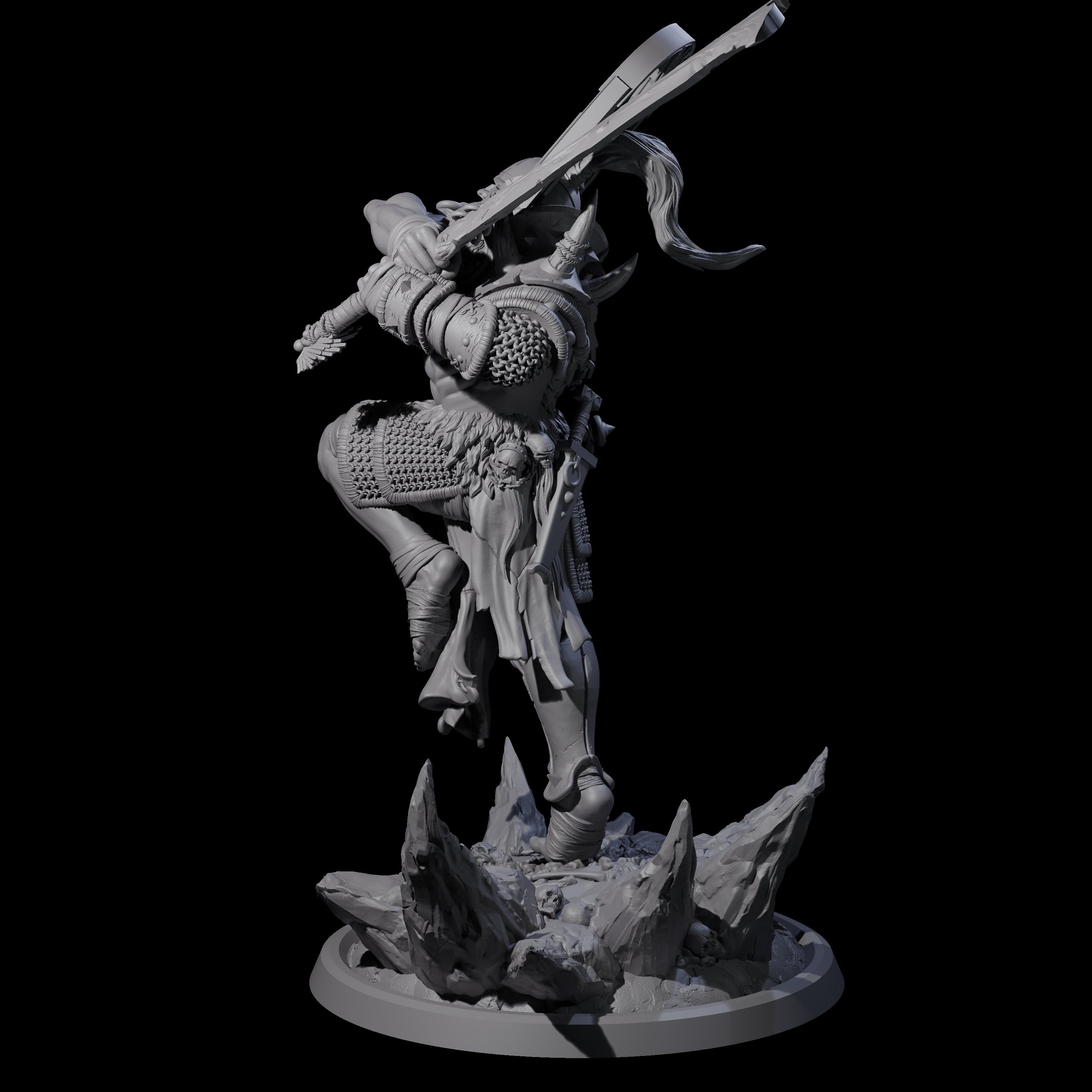 Descending Doomwalker B Miniature for Dungeons and Dragons, Pathfinder or other TTRPGs