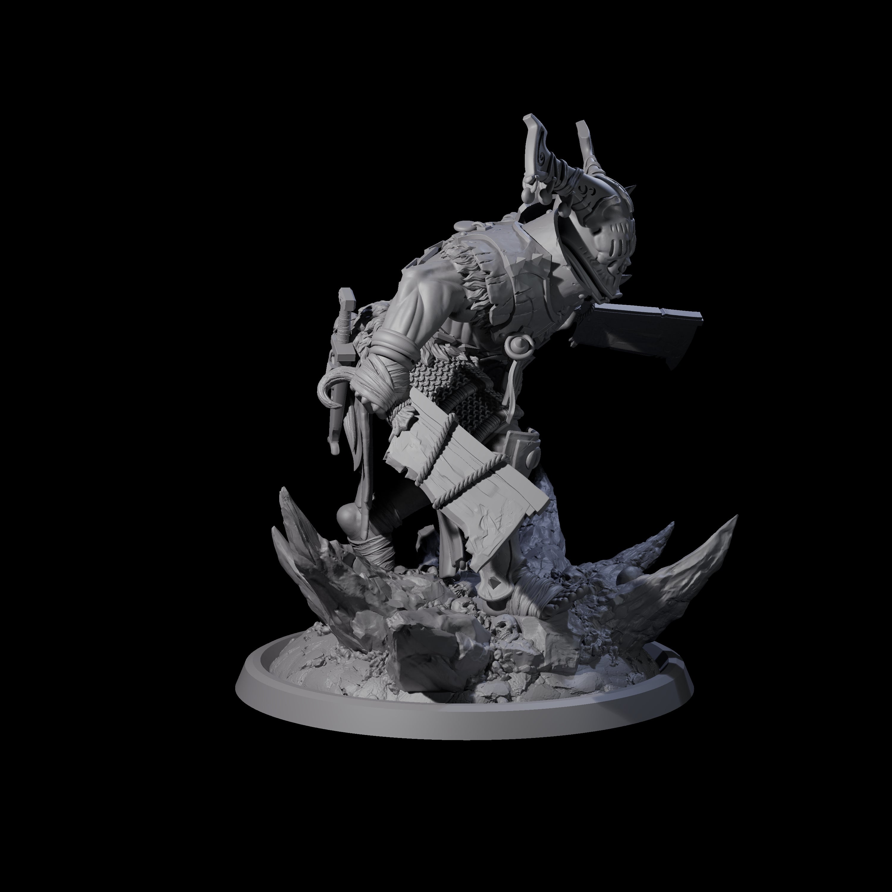 Descending Doomwalker C Miniature for Dungeons and Dragons, Pathfinder or other TTRPGs