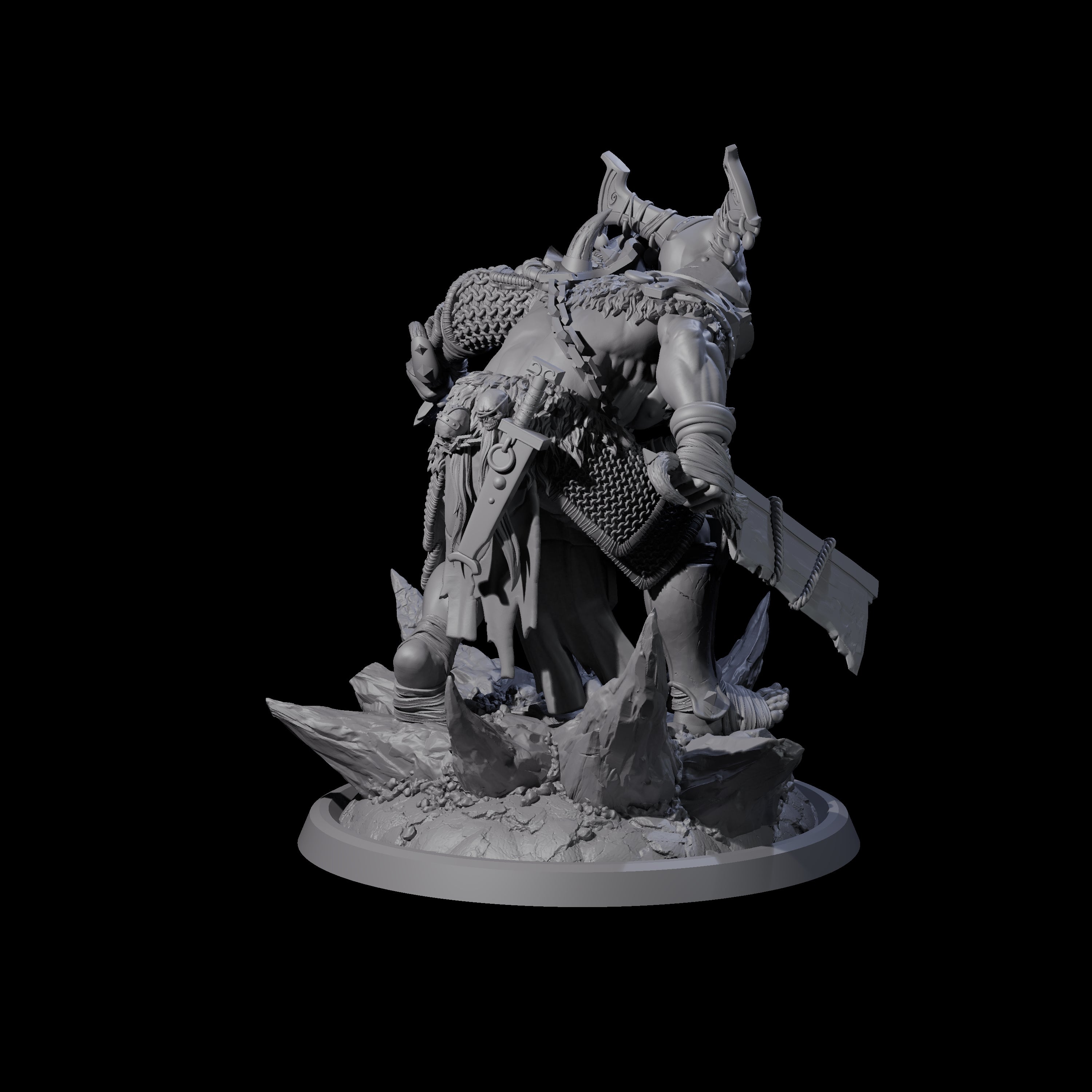Descending Doomwalker C Miniature for Dungeons and Dragons, Pathfinder or other TTRPGs