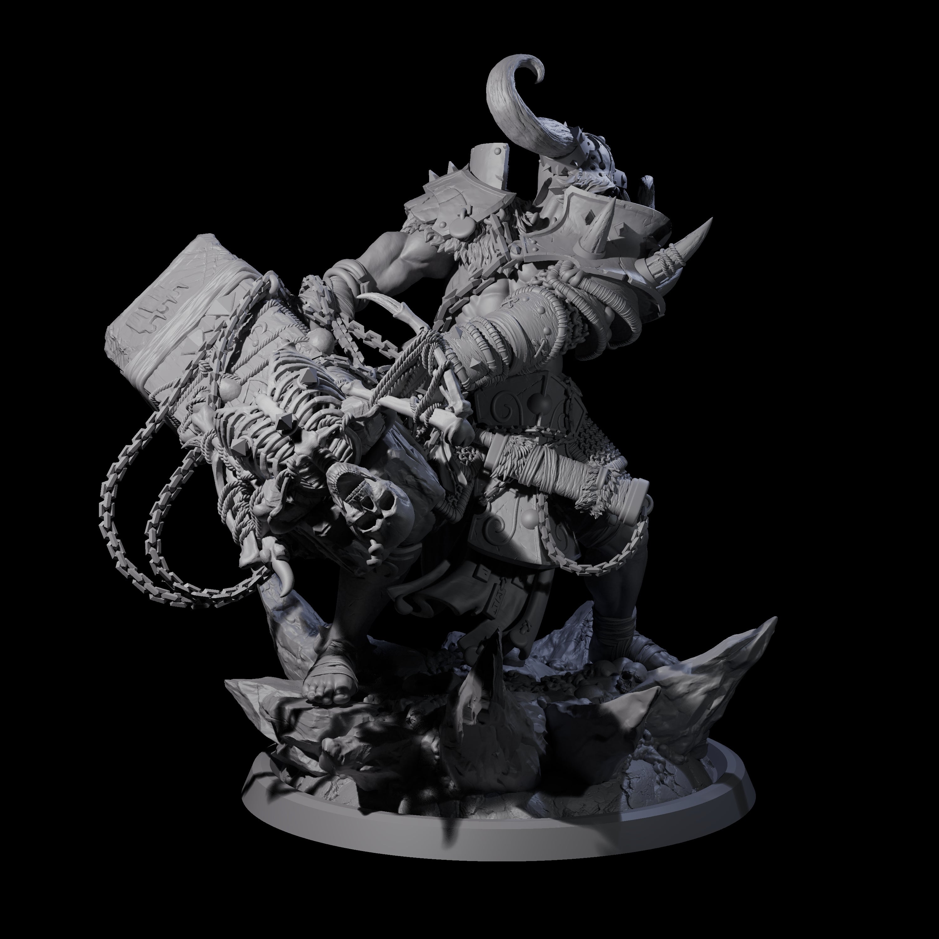Descending Doomwalker D Miniature for Dungeons and Dragons, Pathfinder or other TTRPGs