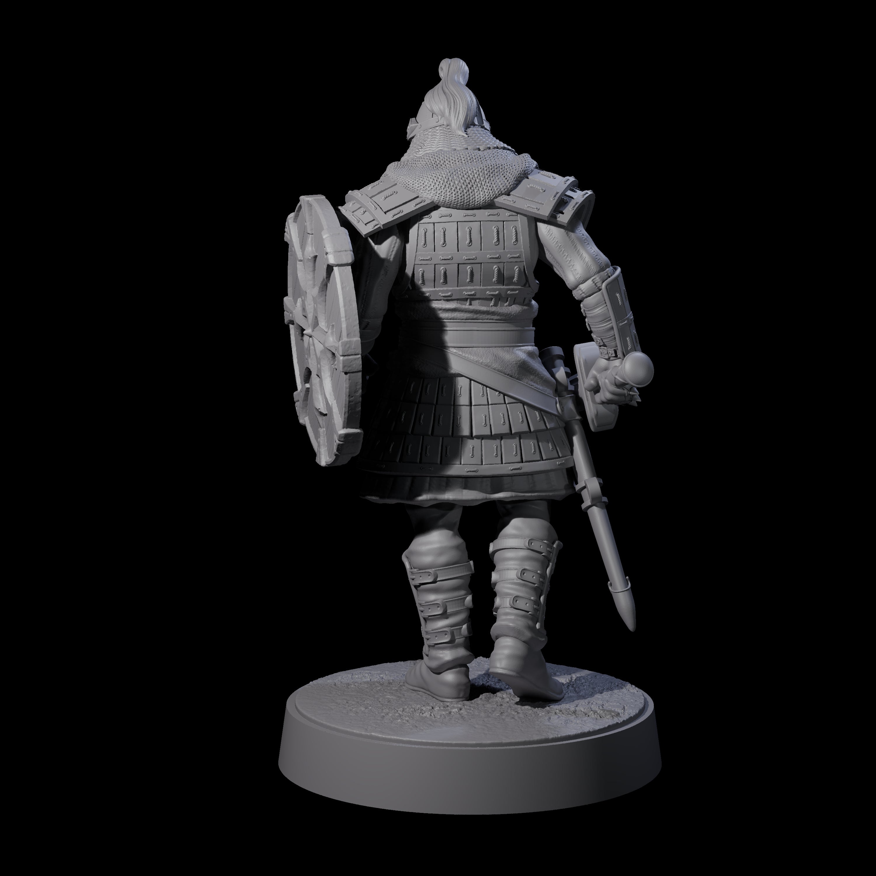 Desert Mercenary A Miniature for Dungeons and Dragons, Pathfinder or other TTRPGs
