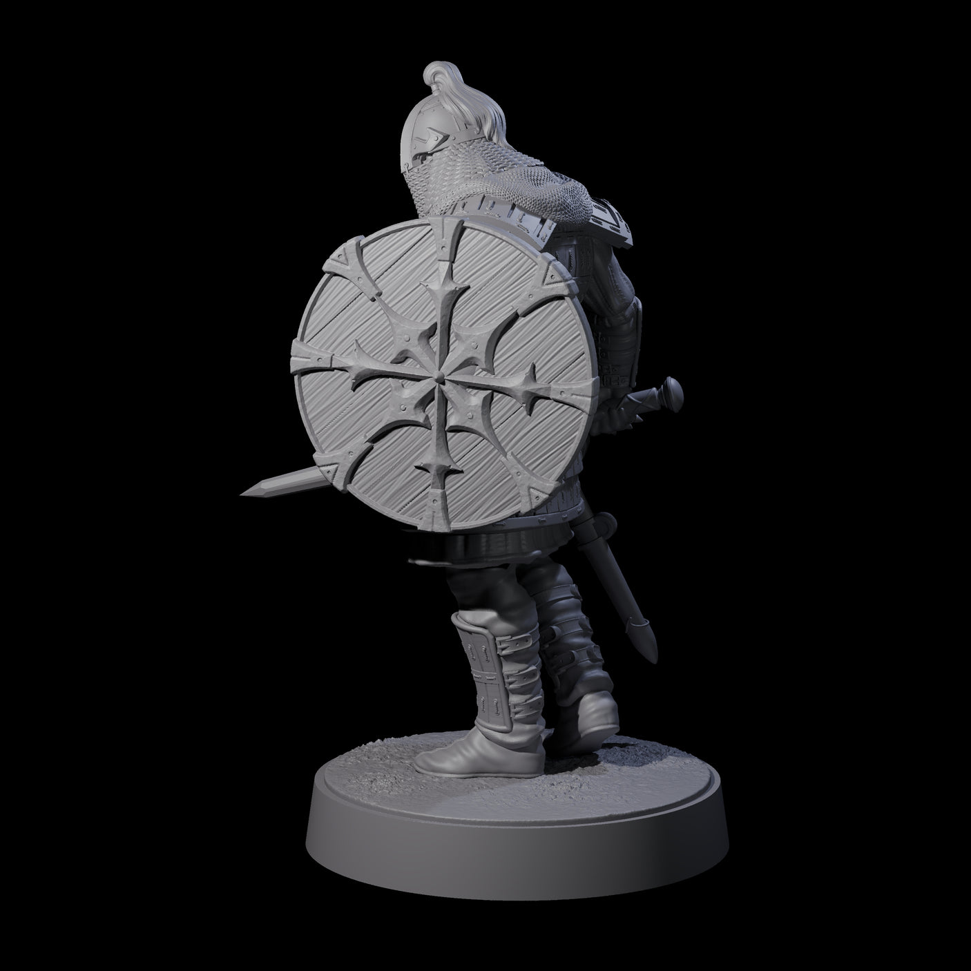 Desert Mercenary A Miniature for Dungeons and Dragons, Pathfinder or other TTRPGs