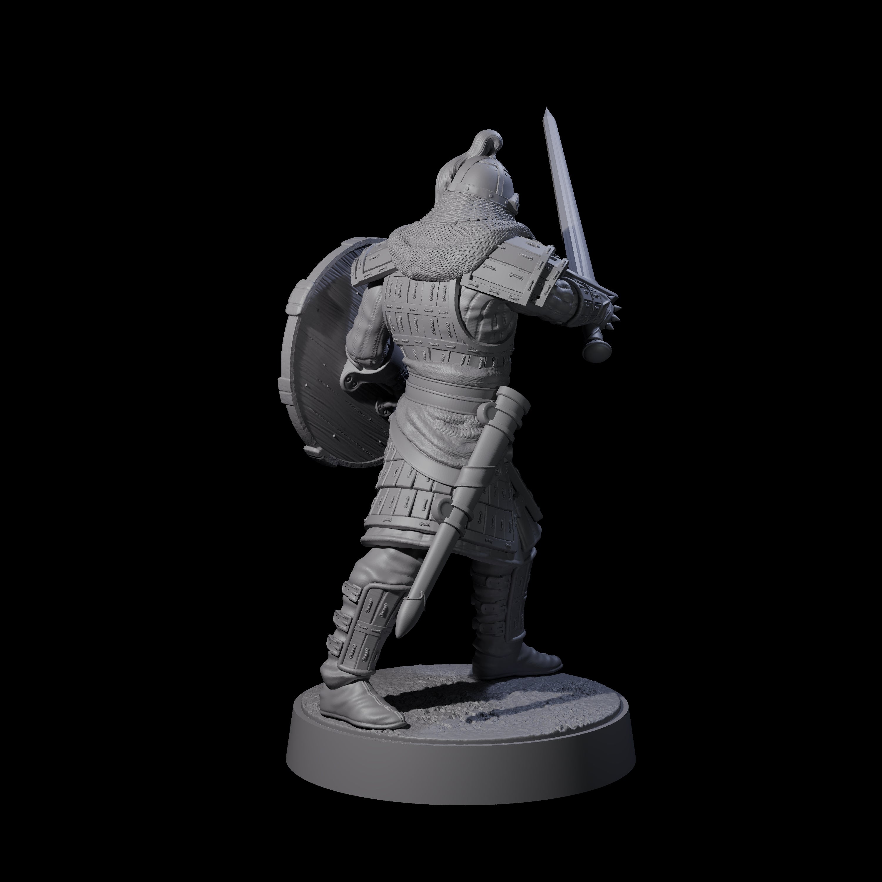Desert Mercenary C Miniature for Dungeons and Dragons, Pathfinder or other TTRPGs