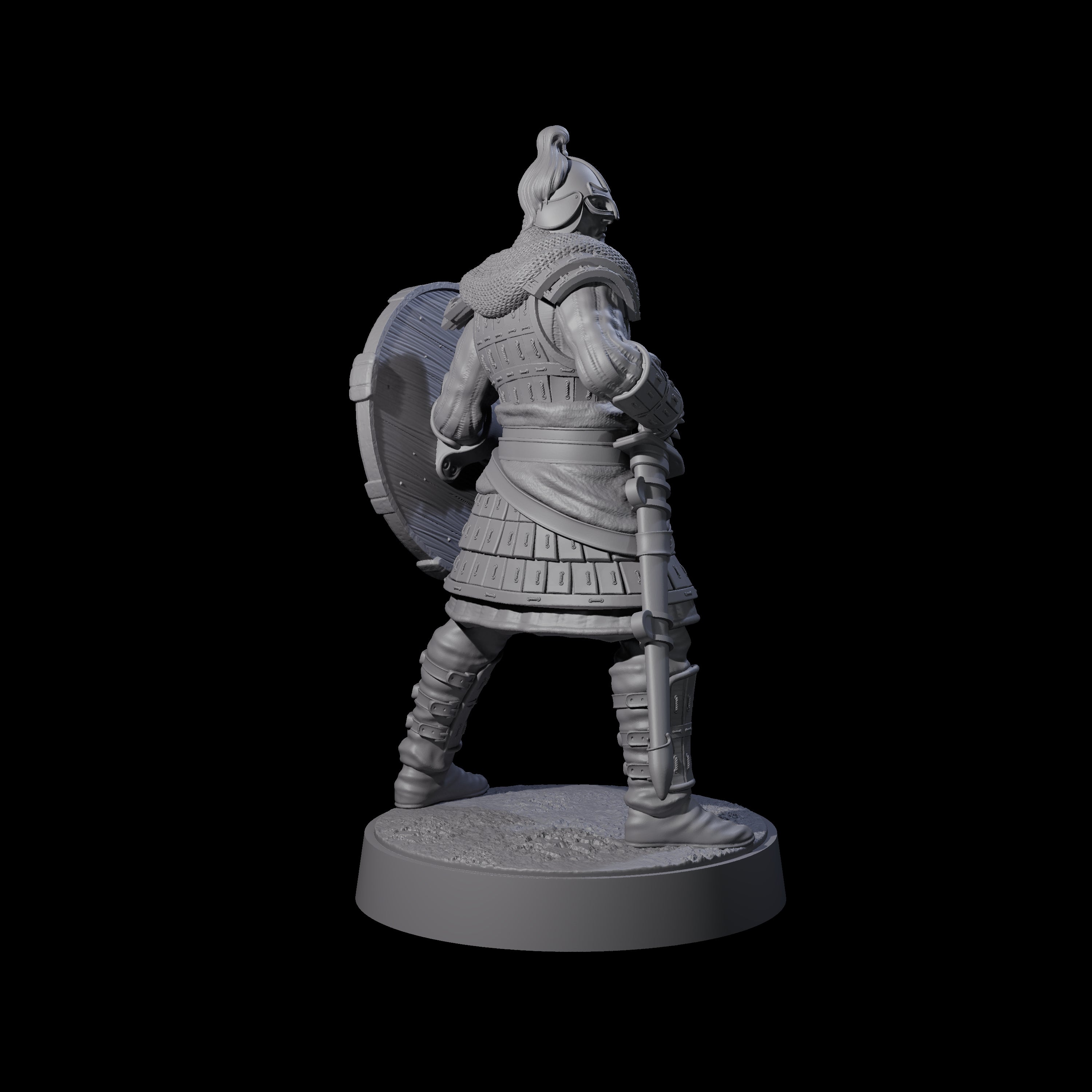 Desert Mercenary E Miniature for Dungeons and Dragons, Pathfinder or other TTRPGs
