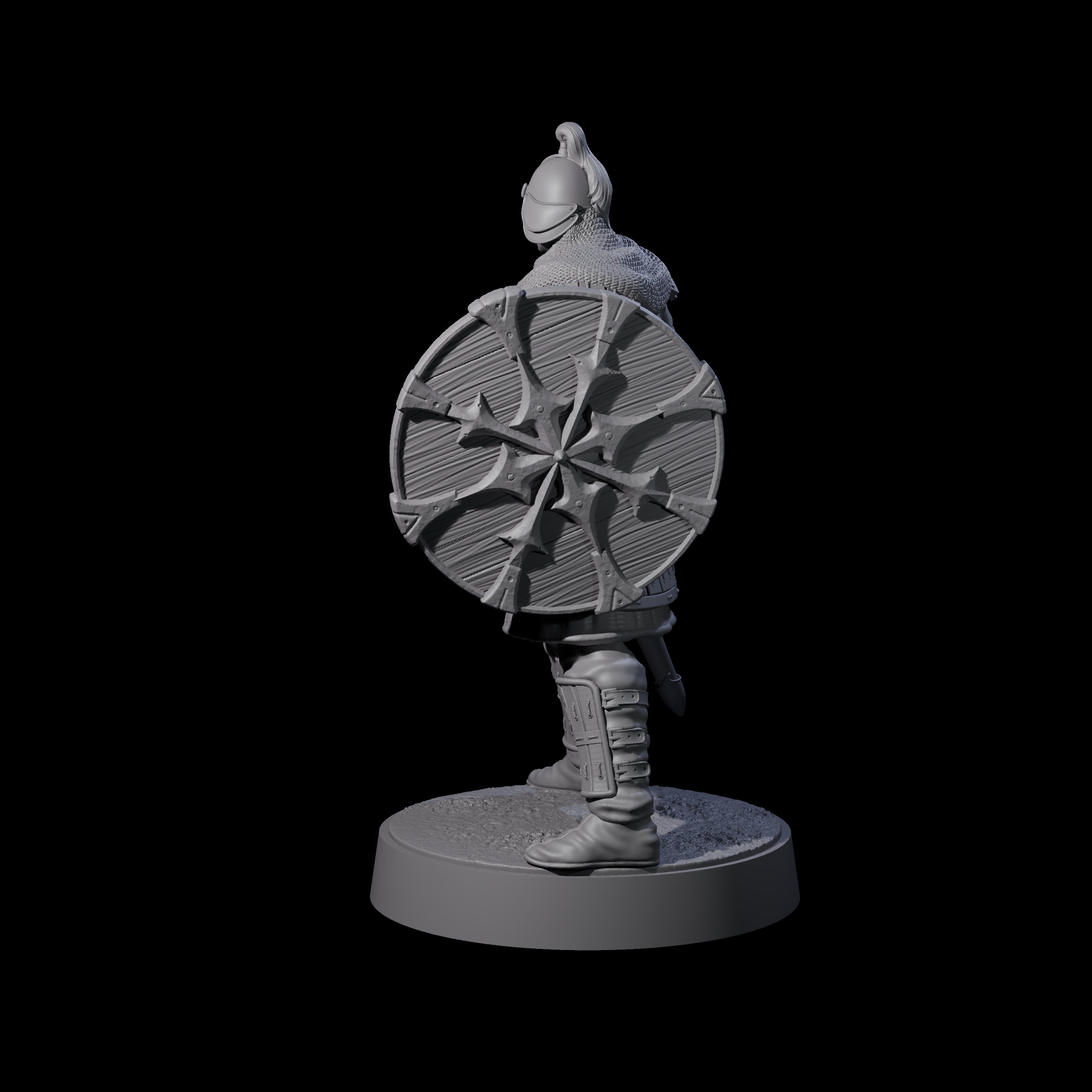Desert Mercenary E Miniature for Dungeons and Dragons, Pathfinder or other TTRPGs