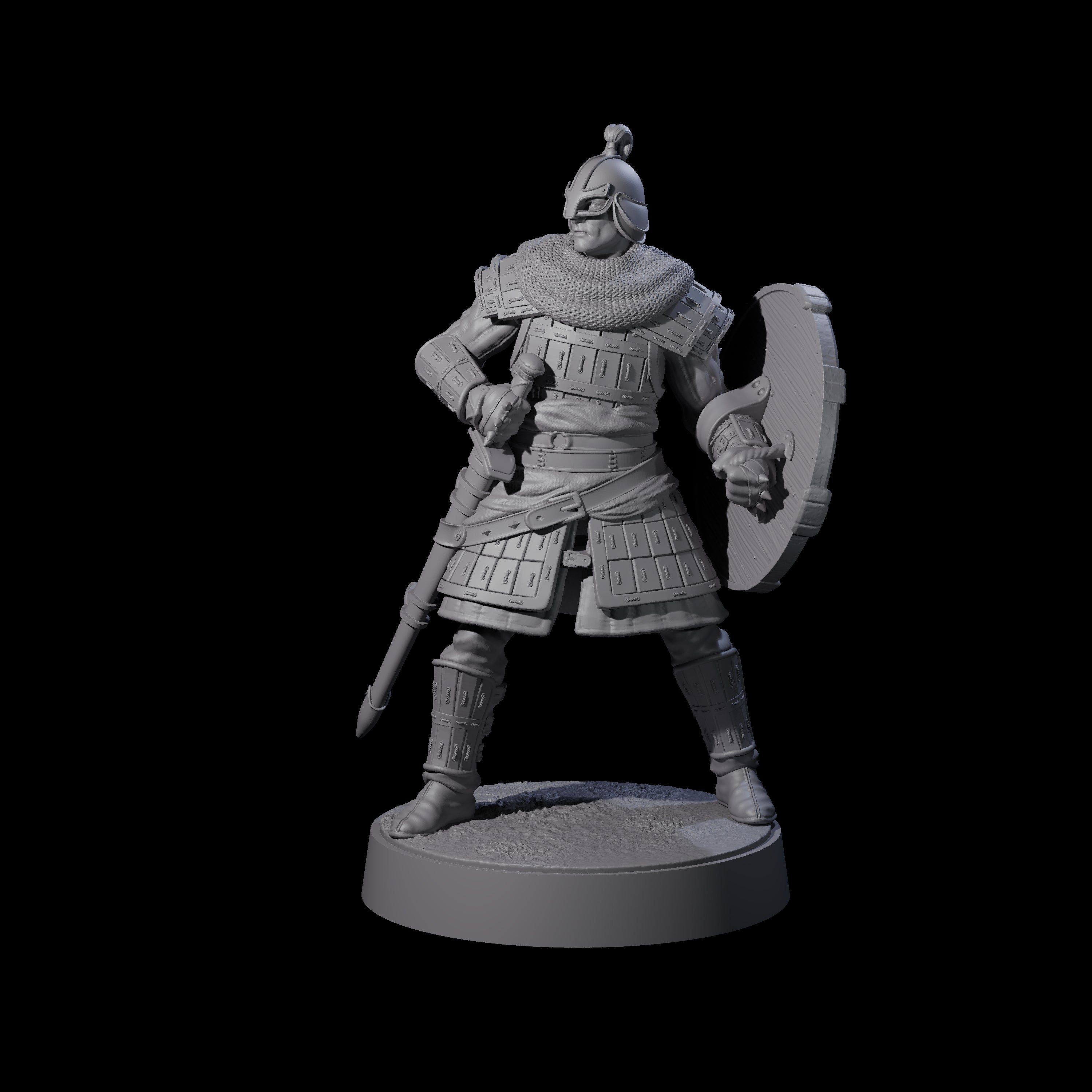 Desert Mercenary E Miniature for Dungeons and Dragons, Pathfinder or other TTRPGs
