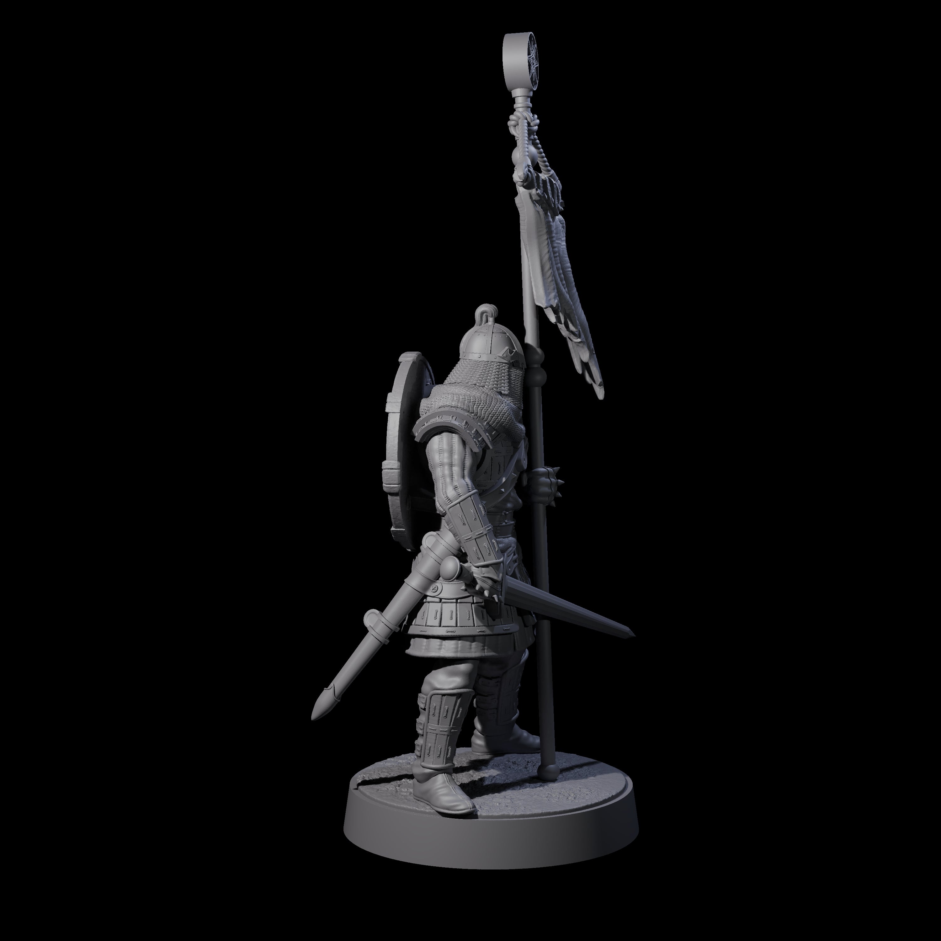Desert Mercenary G Miniature for Dungeons and Dragons, Pathfinder or other TTRPGs