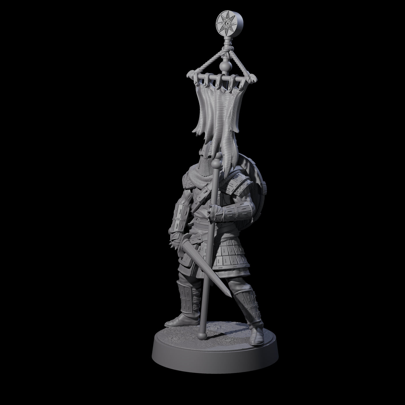 Desert Mercenary G Miniature for Dungeons and Dragons, Pathfinder or other TTRPGs