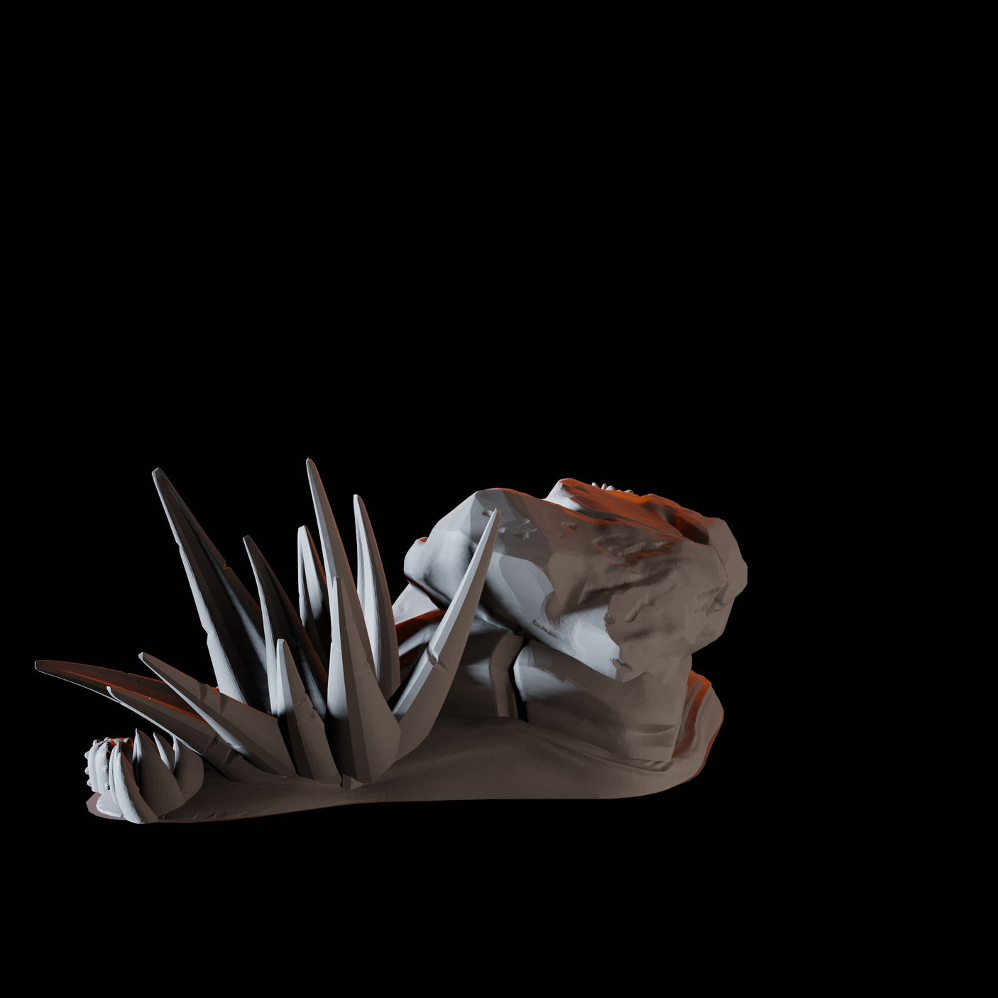 Desert Rocks and Flora Miniature for Dungeons and Dragons, Pathfinder or other TTRPGs