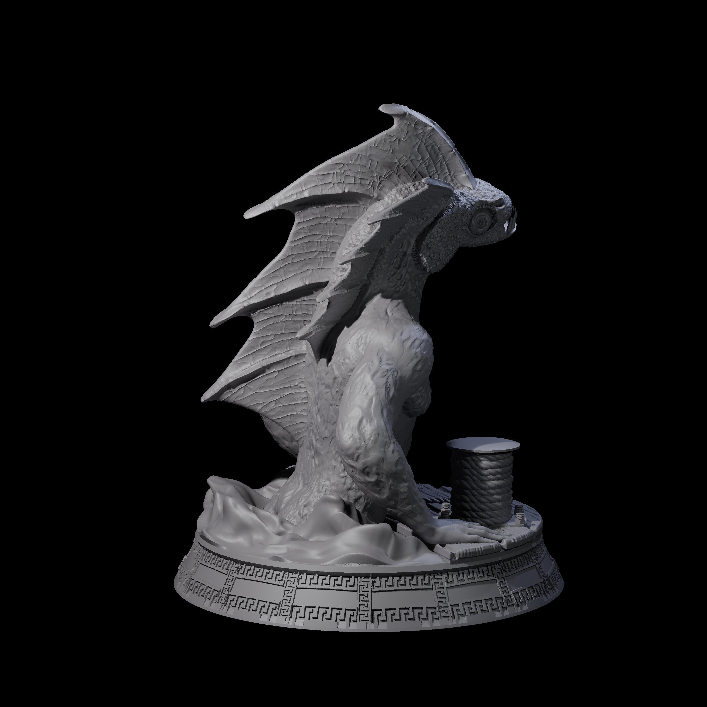 Despairing Deep One D Miniature for Dungeons and Dragons, Pathfinder or other TTRPGs