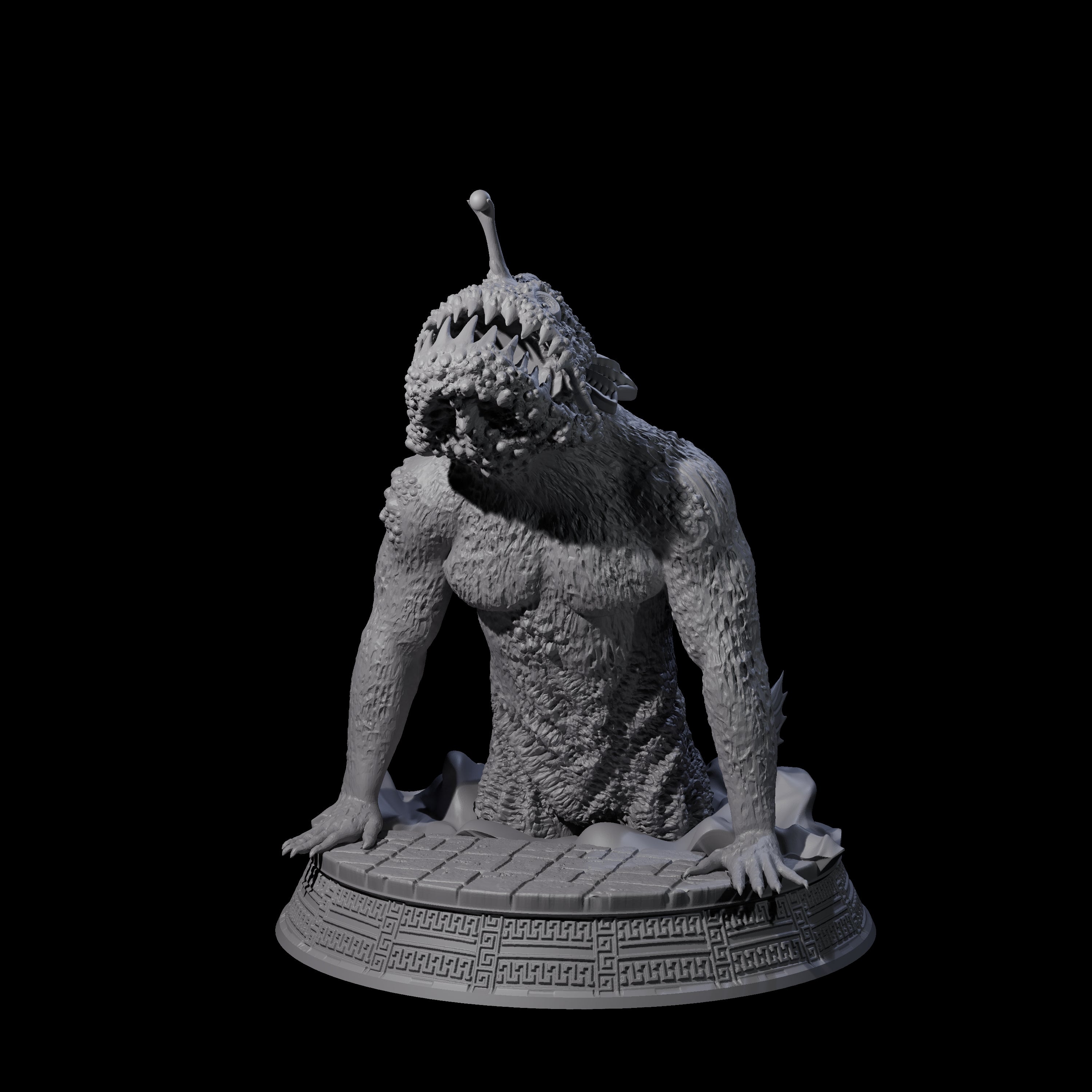 Despairing Deep One E Miniature for Dungeons and Dragons, Pathfinder or other TTRPGs