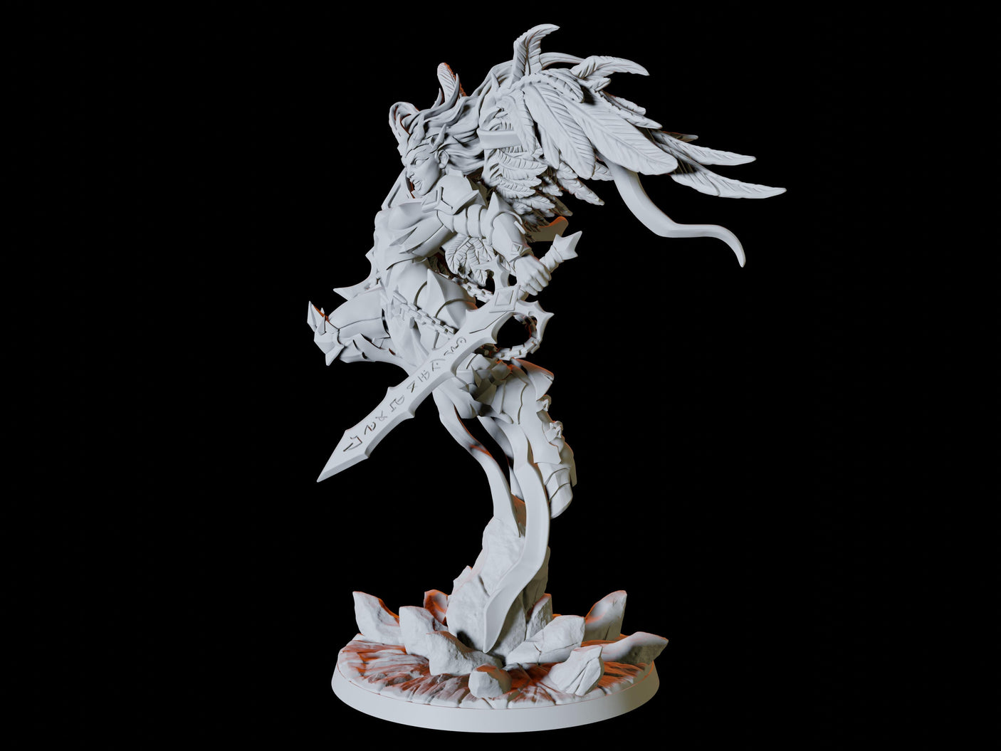Deva, Planetar or Solar Miniature for Dungeons and Dragons, Pathfinder or other TTRPGs