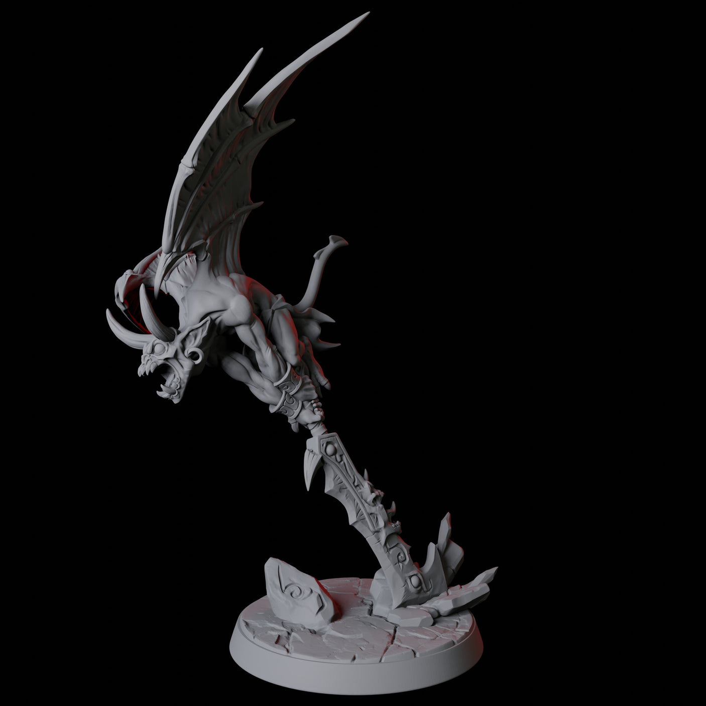 Devil Imp C Miniature for Dungeons and Dragons, Pathfinder or other TTRPGs