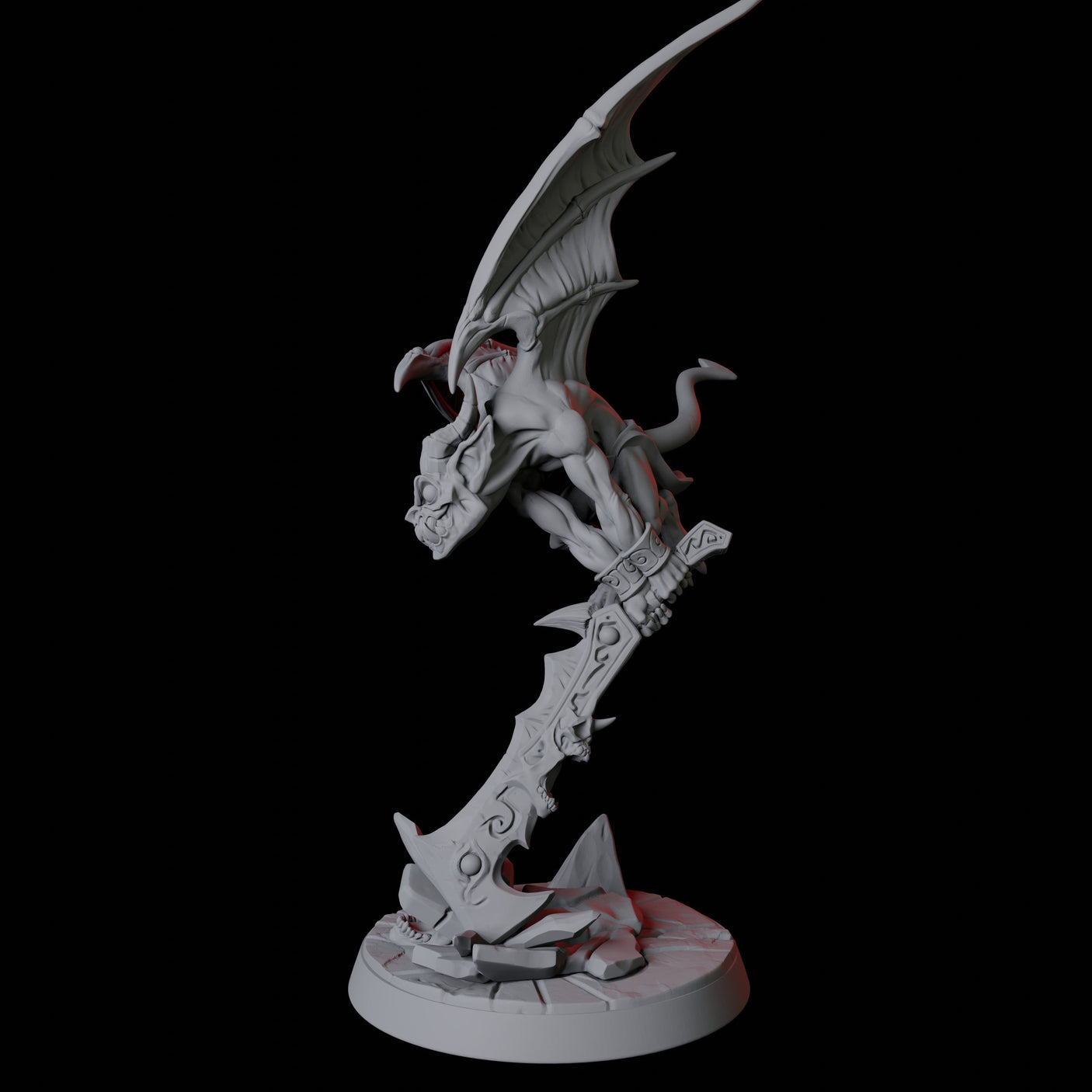 Devil Imp D Miniature for Dungeons and Dragons, Pathfinder or other TTRPGs
