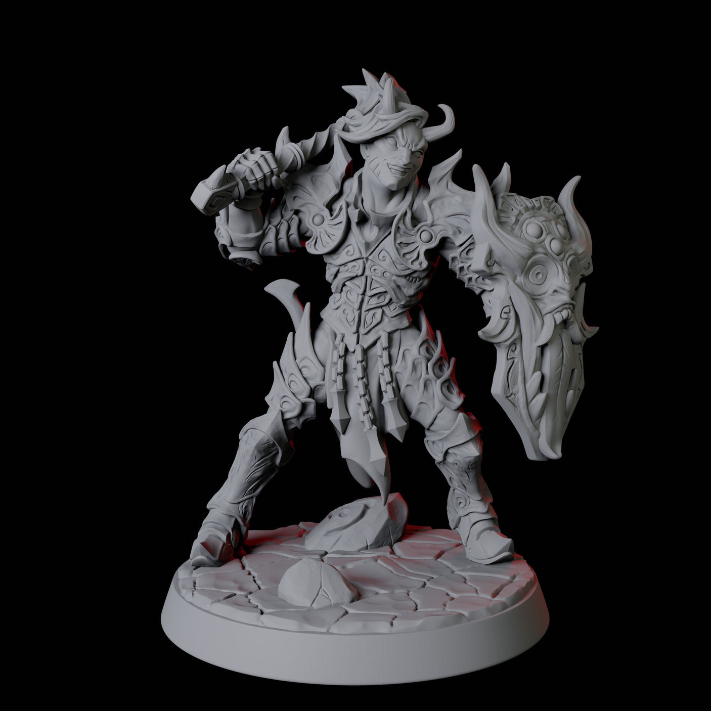 Devil Soldier A Miniature for Dungeons and Dragons, Pathfinder or other TTRPGs
