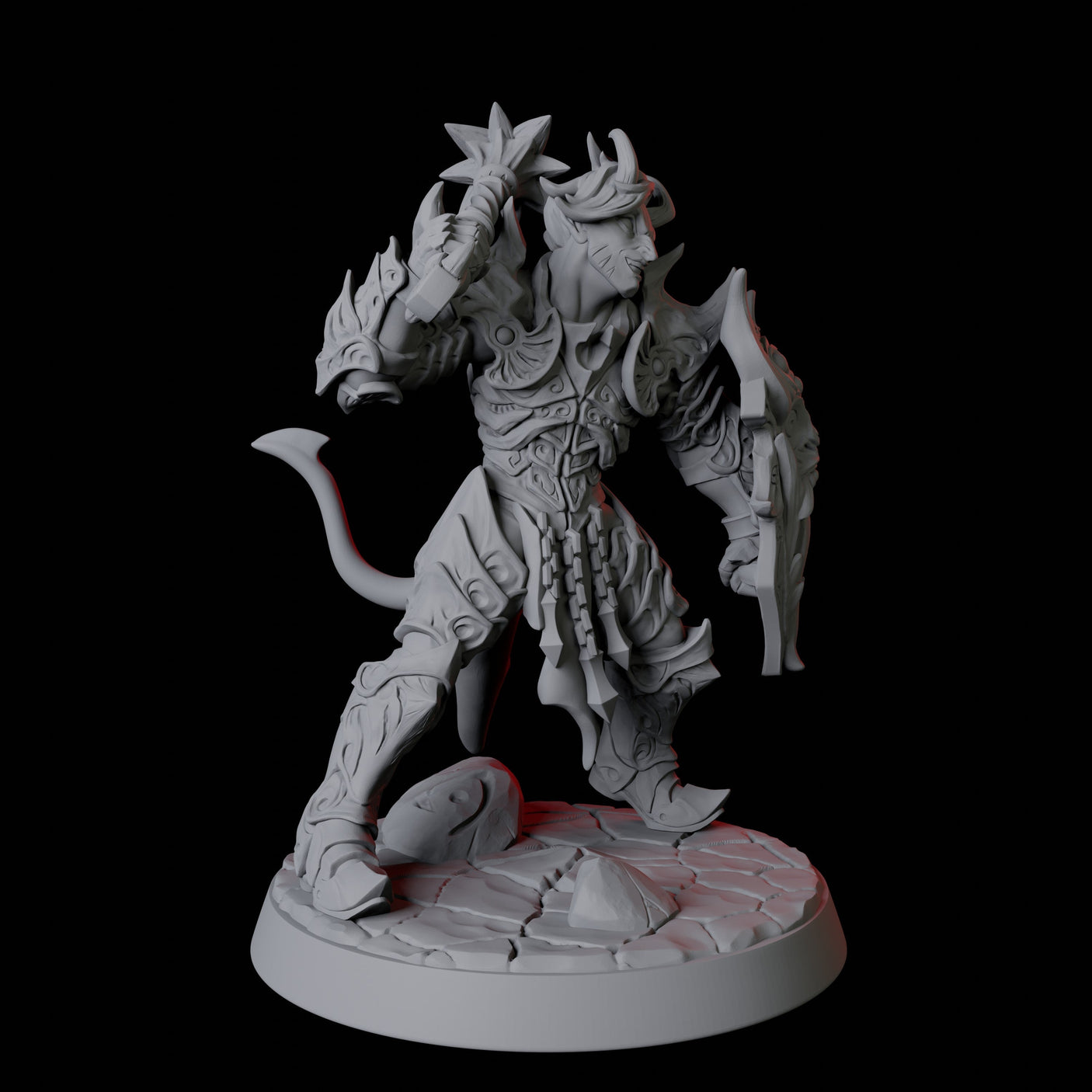 Devil Soldier A Miniature for Dungeons and Dragons, Pathfinder or other TTRPGs