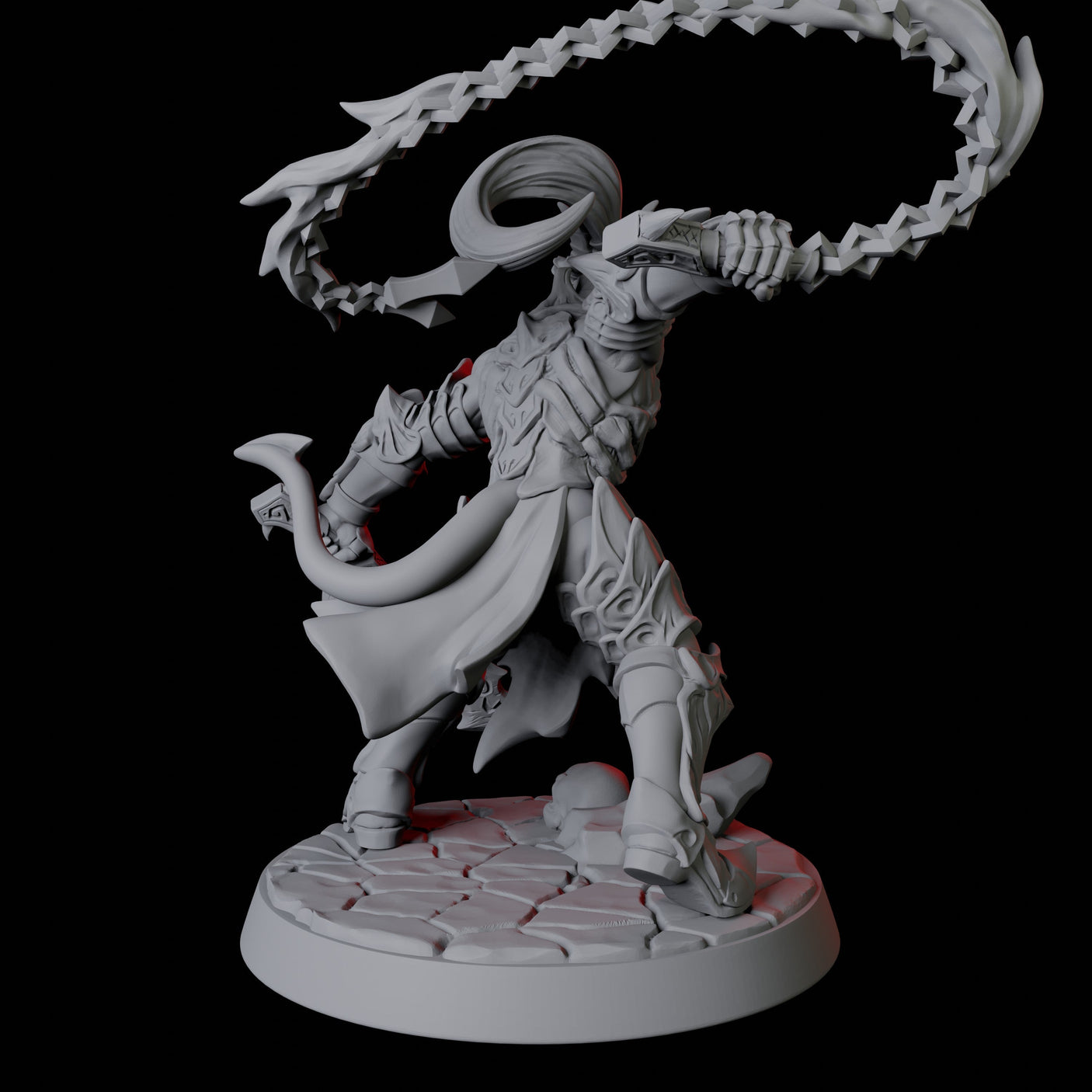 Devil Soldier B Miniature for Dungeons and Dragons, Pathfinder or other TTRPGs