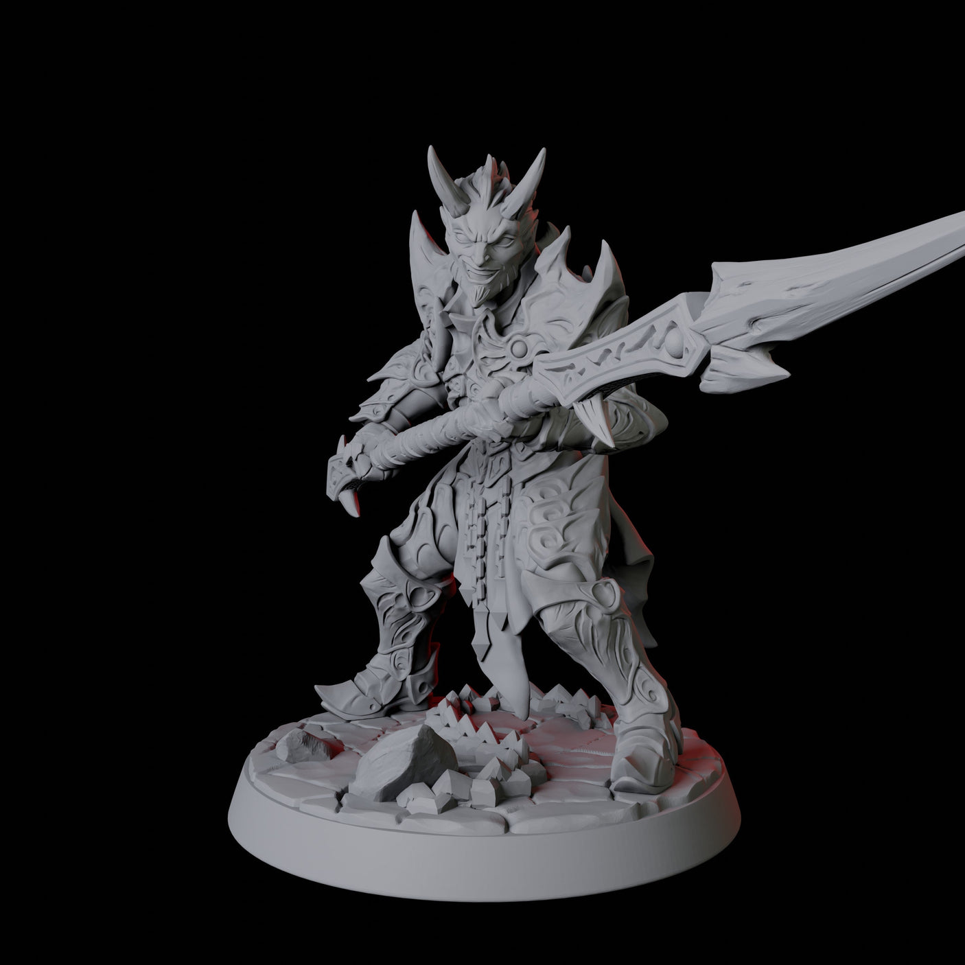 Devil Soldier C Miniature for Dungeons and Dragons, Pathfinder or other TTRPGs