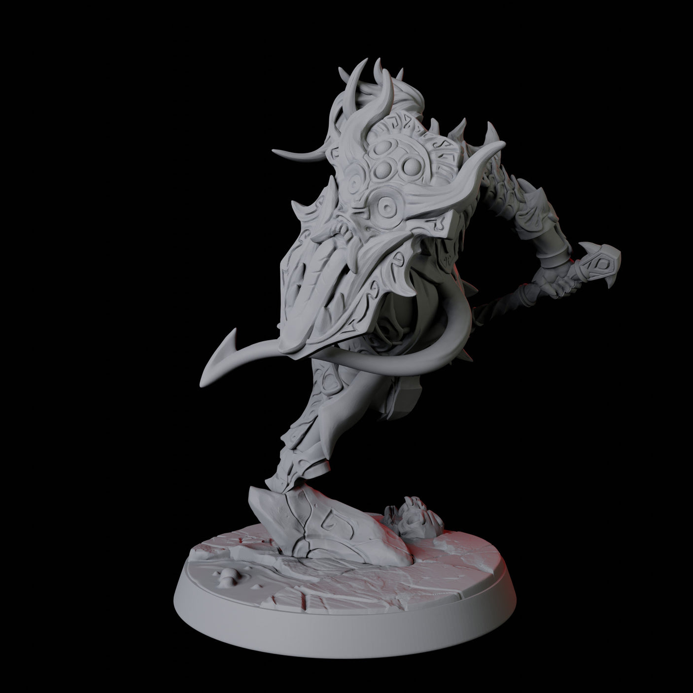 Devil Soldier E Miniature for Dungeons and Dragons, Pathfinder or other TTRPGs
