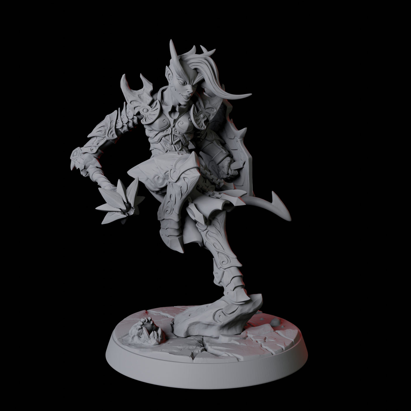 Devil Soldier E Miniature for Dungeons and Dragons, Pathfinder or other TTRPGs