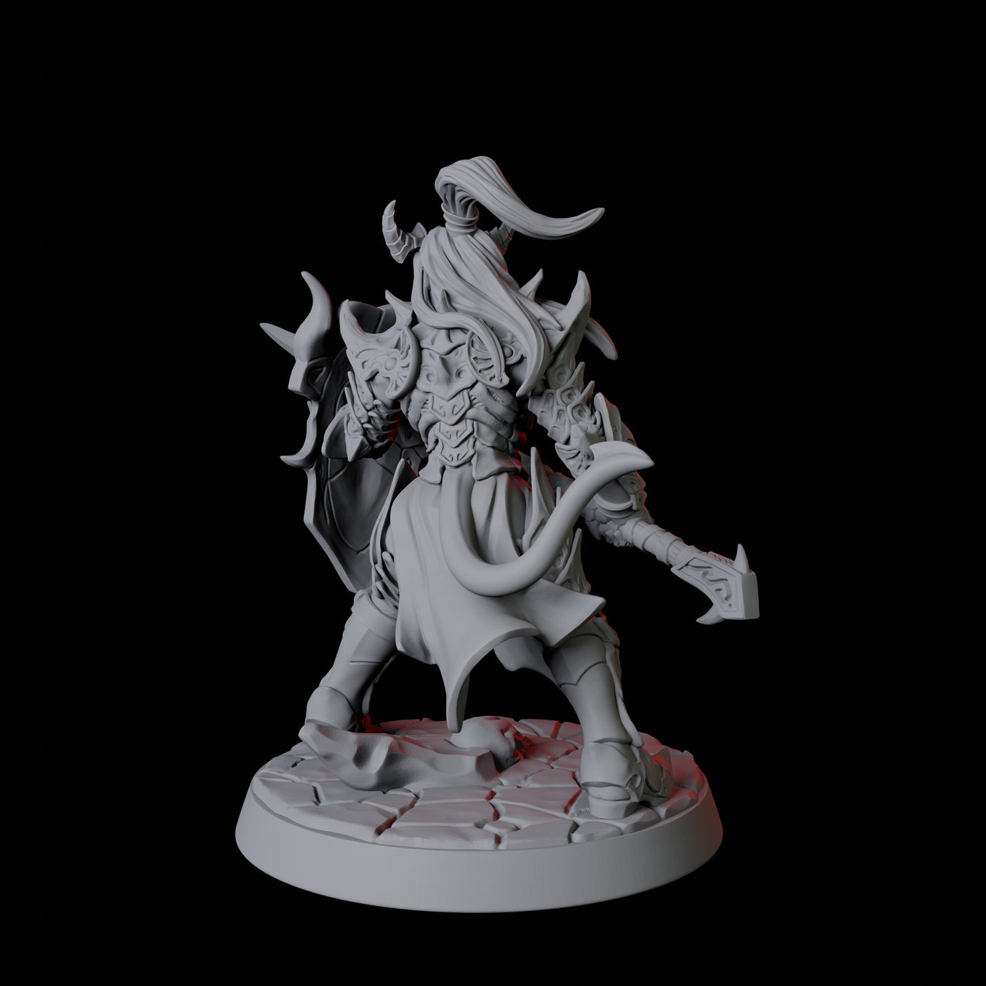 Devil Soldier F Miniature for Dungeons and Dragons, Pathfinder or other TTRPGs