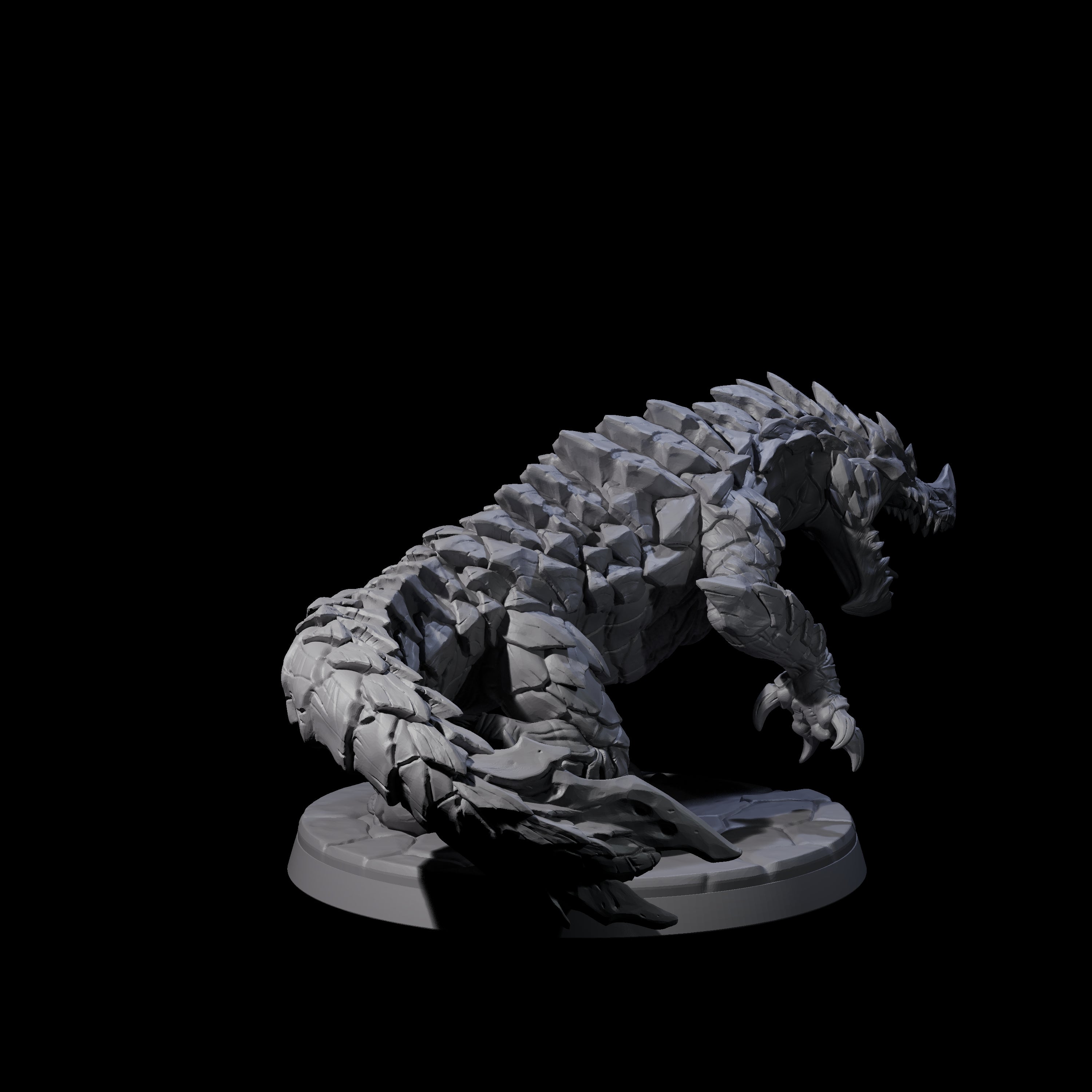 Devious Burrowdrake B Miniature for Dungeons and Dragons, Pathfinder or other TTRPGs