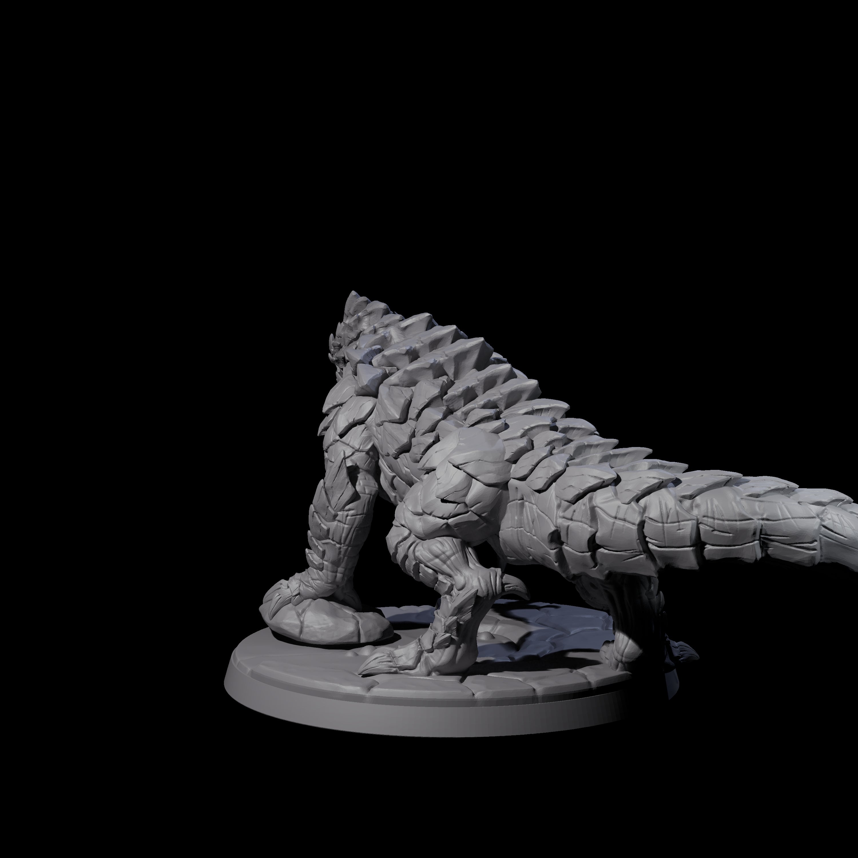 Devious Burrowdrake B Miniature for Dungeons and Dragons, Pathfinder or other TTRPGs