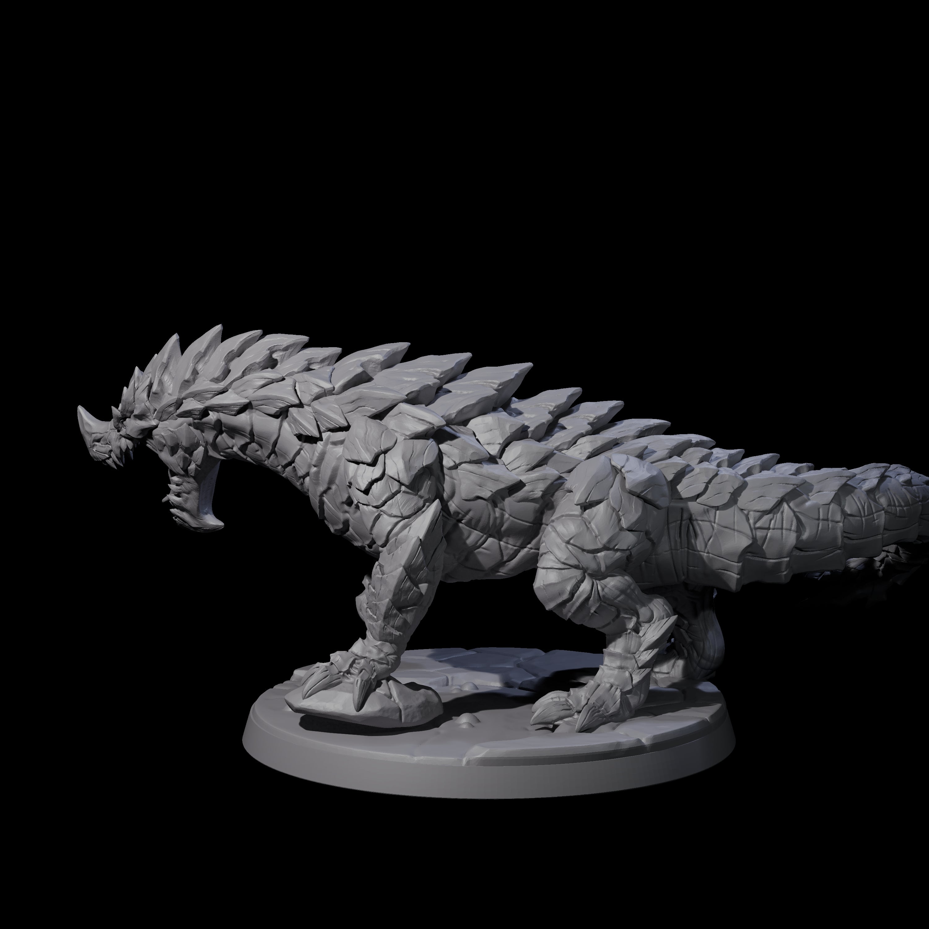 Devious Burrowdrake B Miniature for Dungeons and Dragons, Pathfinder or other TTRPGs