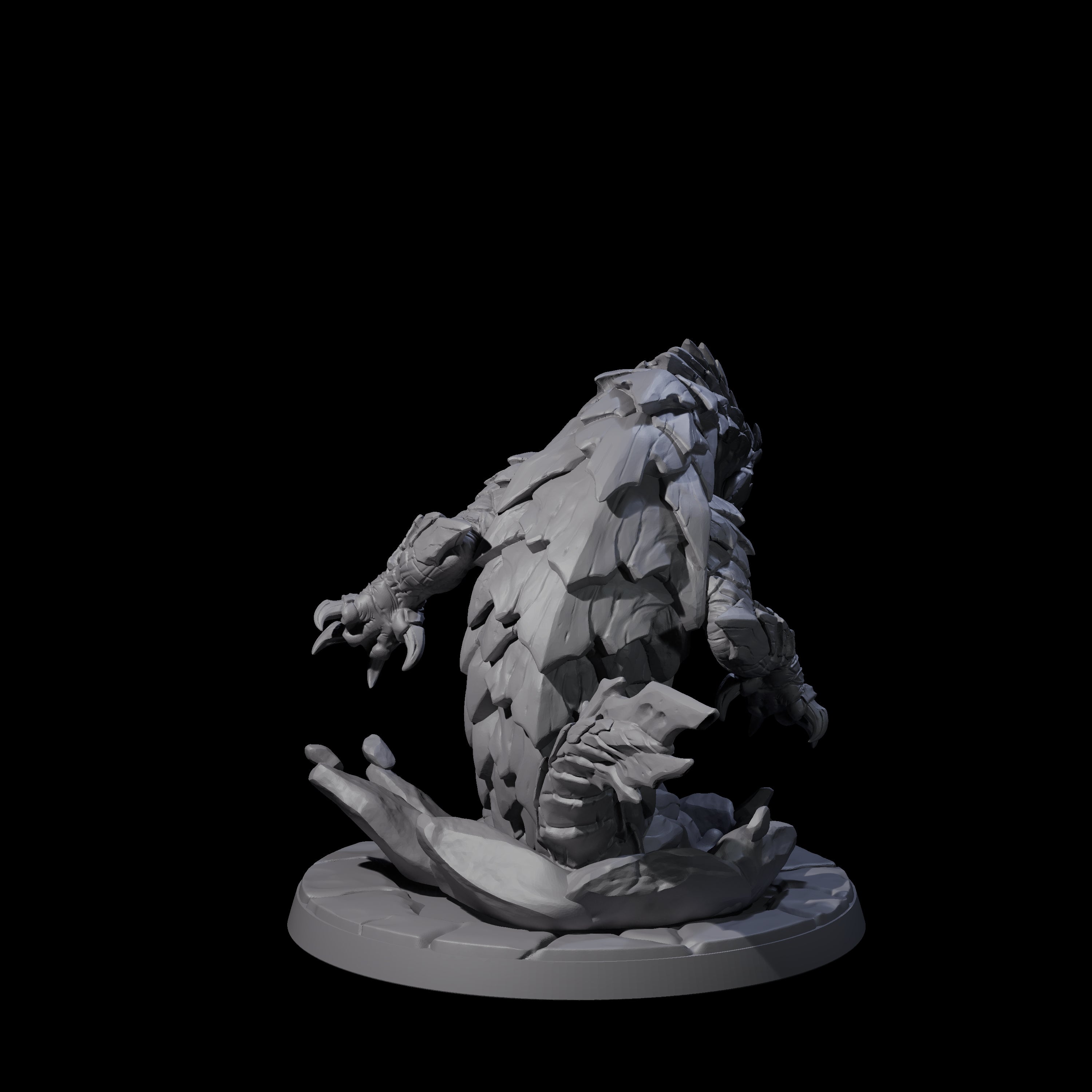 Devious Burrowdrake C Miniature for Dungeons and Dragons, Pathfinder or other TTRPGs
