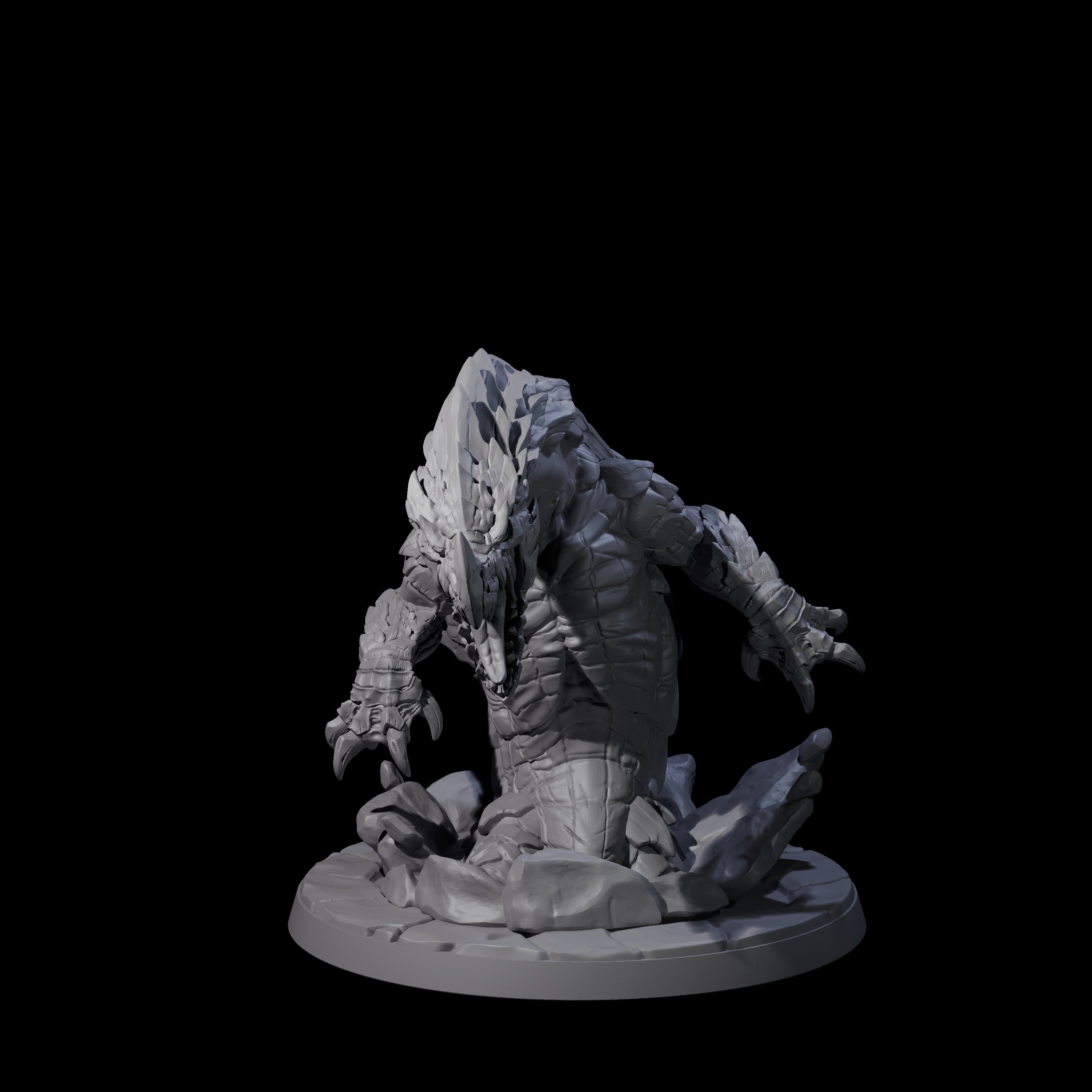 Devious Burrowdrake C Miniature for Dungeons and Dragons, Pathfinder or other TTRPGs