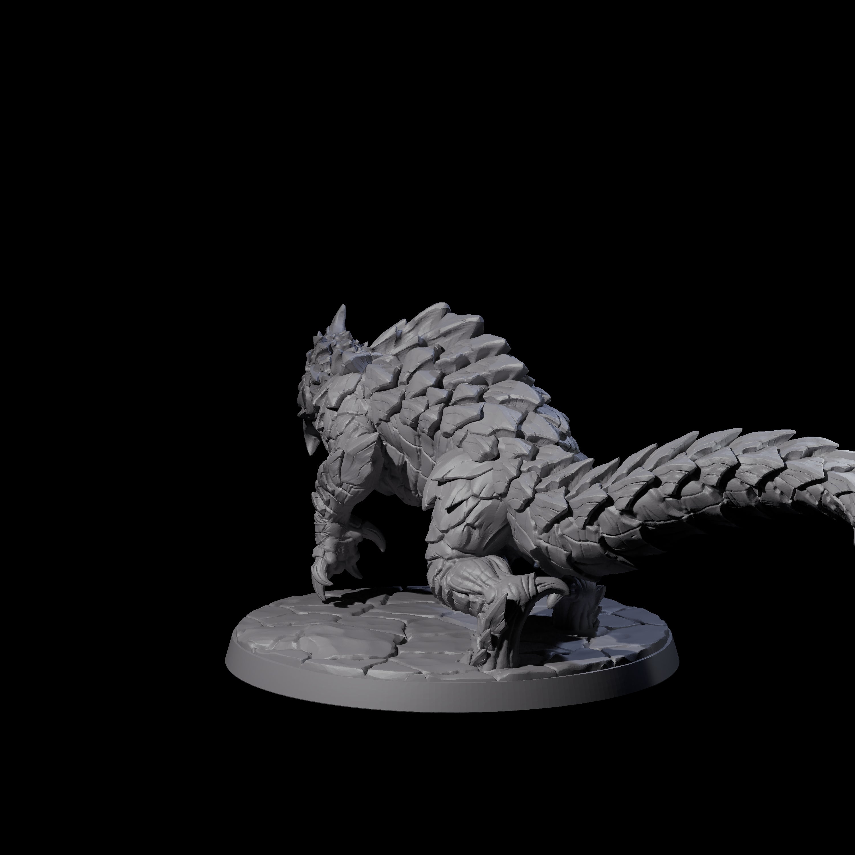 Devious Burrowdrake D Miniature for Dungeons and Dragons, Pathfinder or other TTRPGs