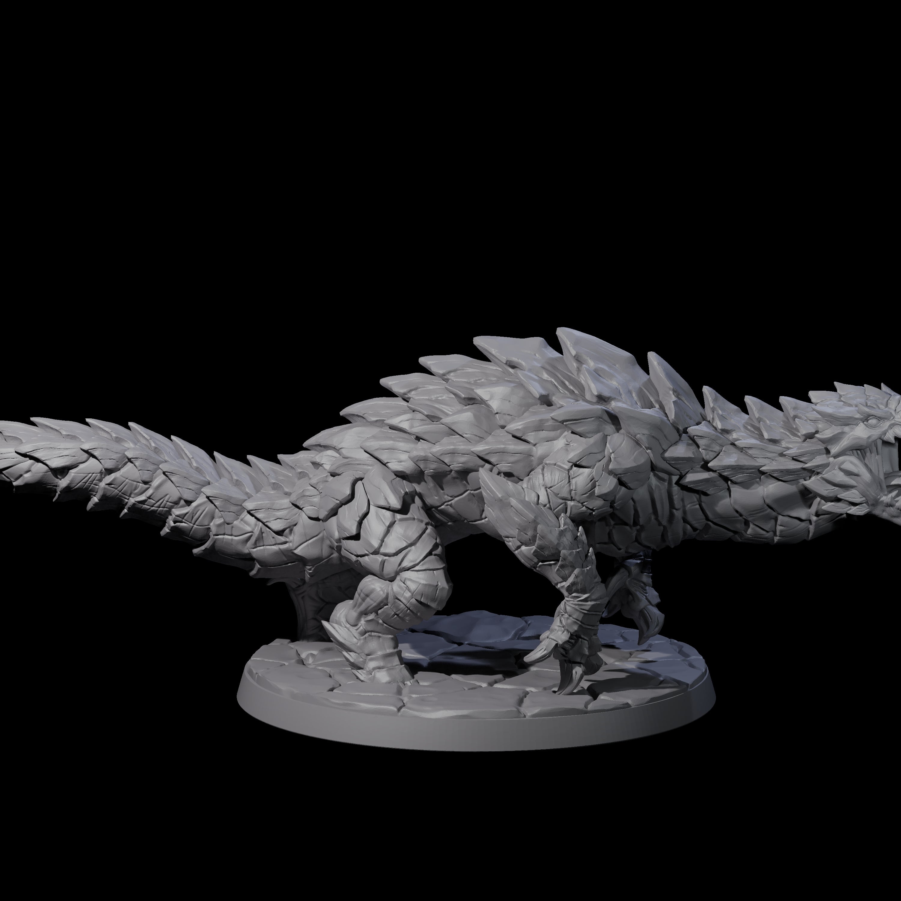 Devious Burrowdrake D Miniature for Dungeons and Dragons, Pathfinder or other TTRPGs