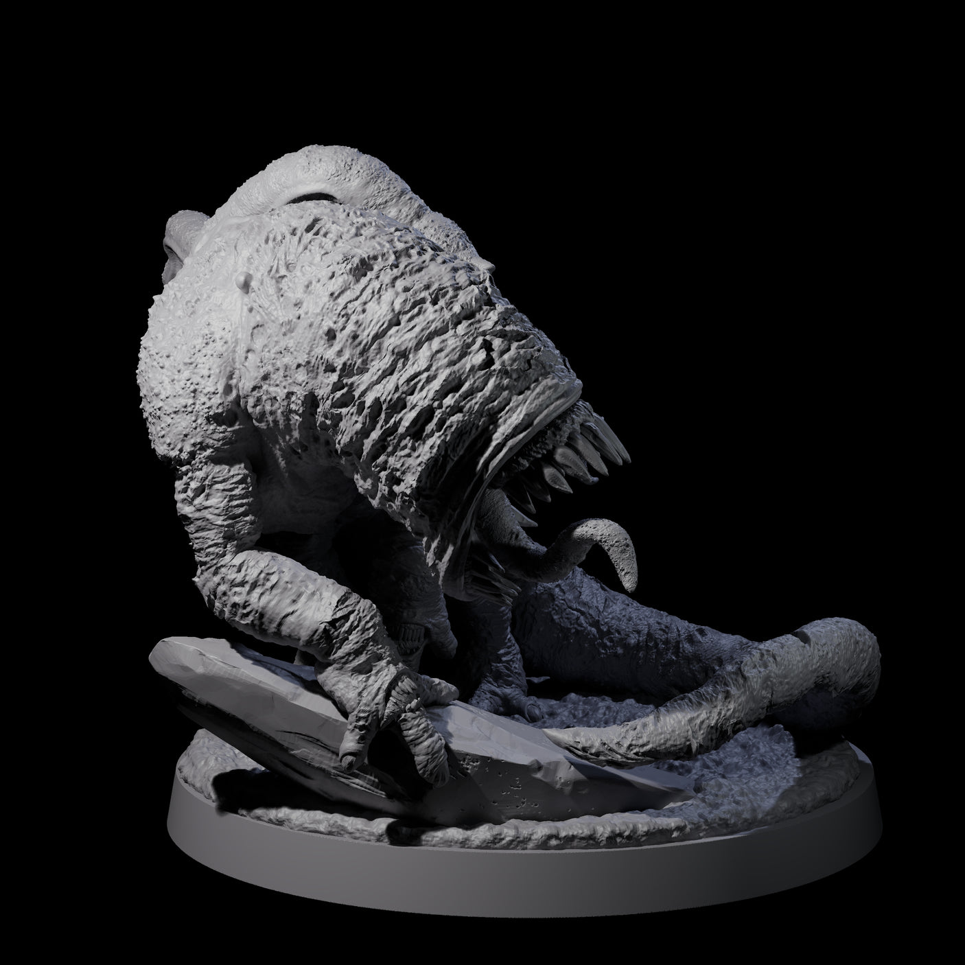 Devourering Otyugh B Miniature for Dungeons and Dragons, Pathfinder or other TTRPGs
