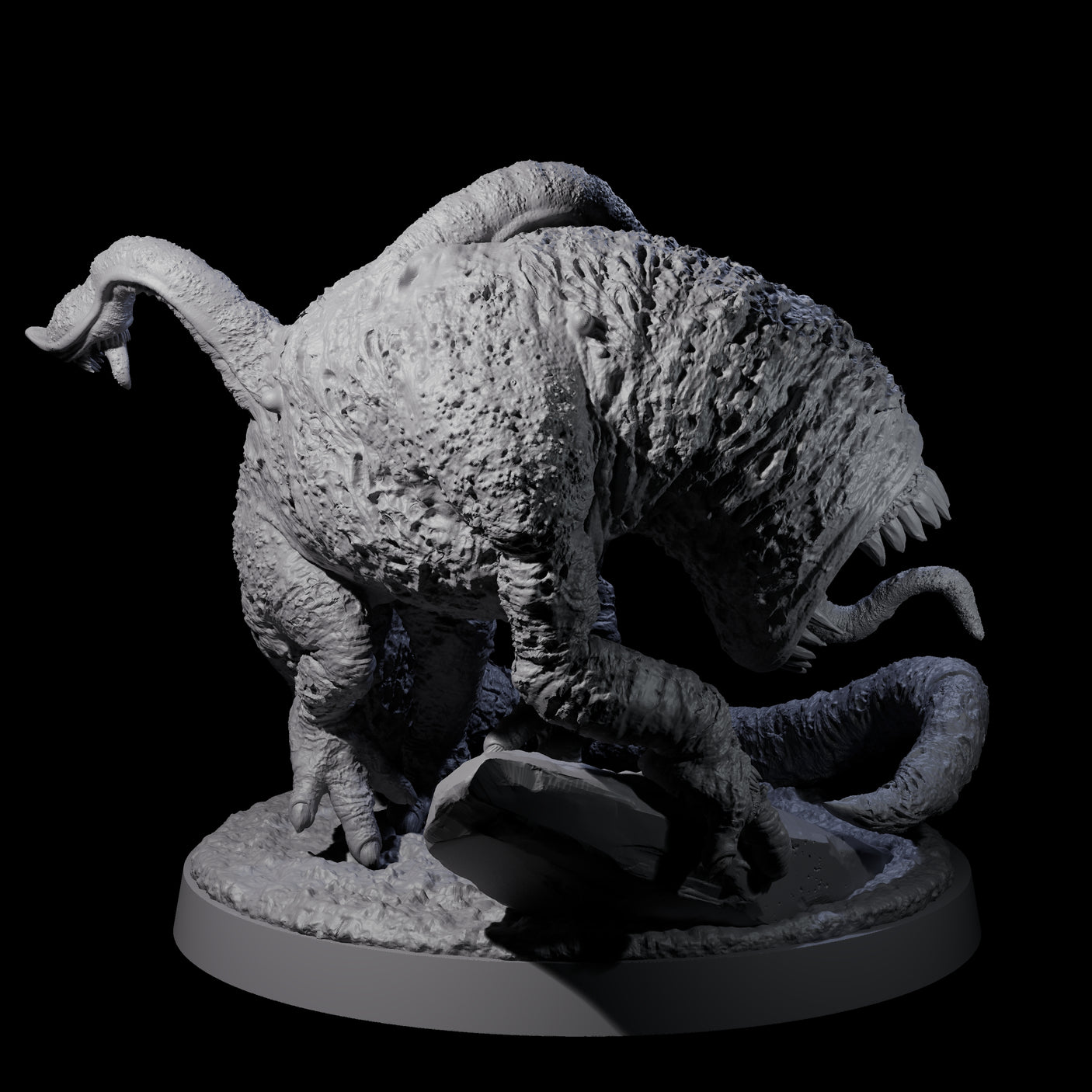 Devourering Otyugh B Miniature for Dungeons and Dragons, Pathfinder or other TTRPGs