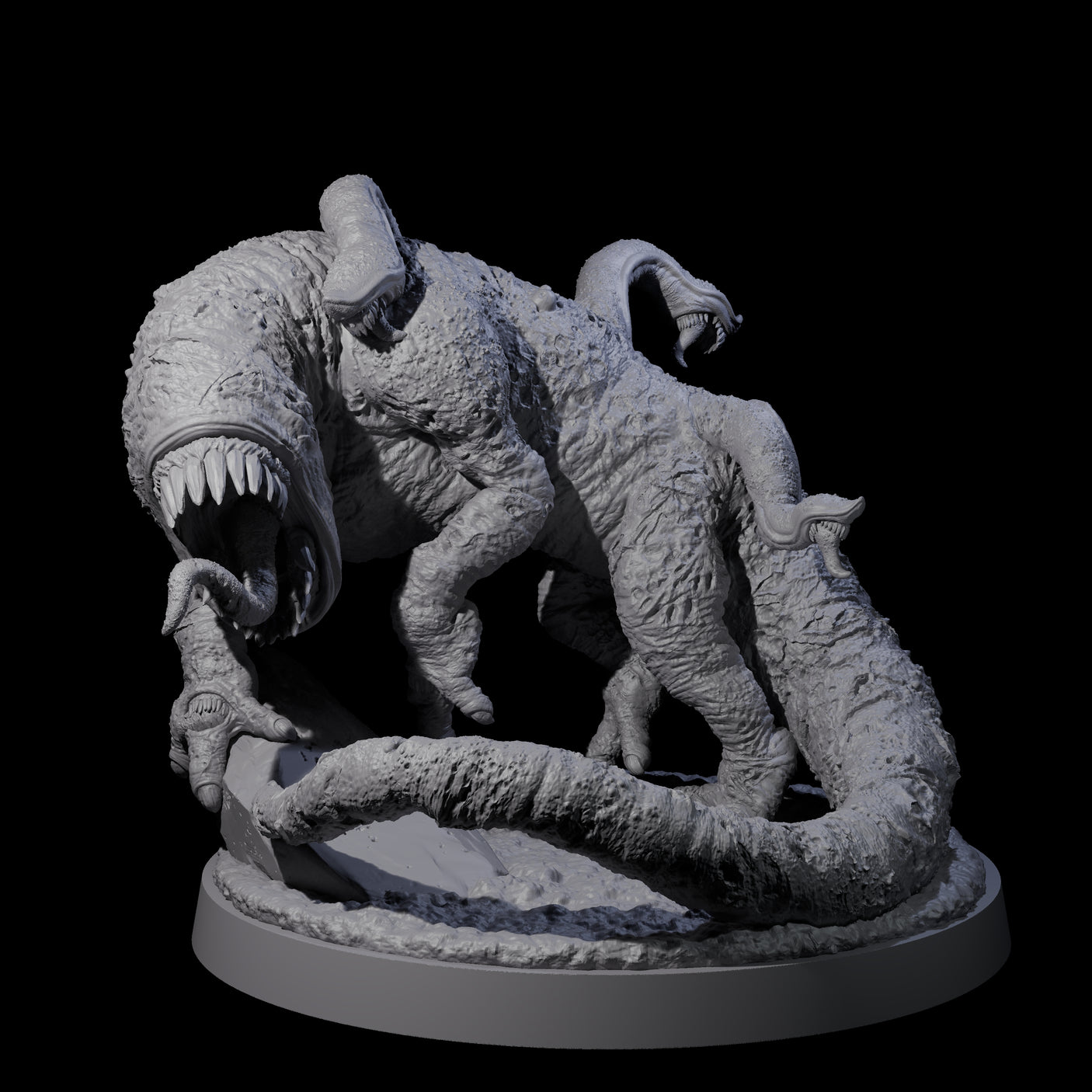 Devourering Otyugh B Miniature for Dungeons and Dragons, Pathfinder or other TTRPGs