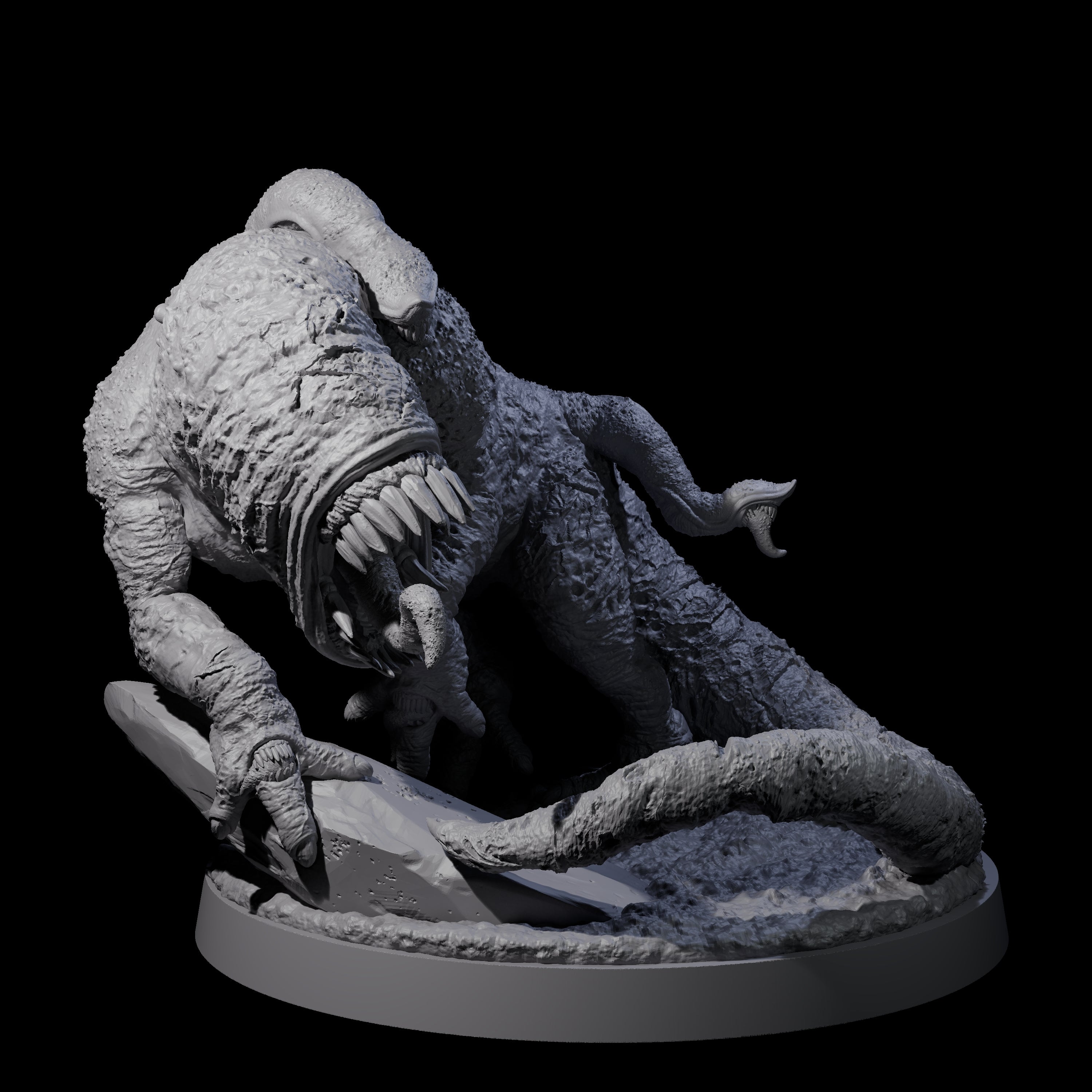 Devourering Otyugh B Miniature for Dungeons and Dragons, Pathfinder or other TTRPGs