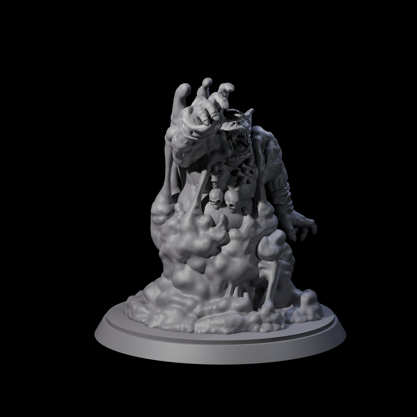 Devouring Black Pudding Miniature for Dungeons and Dragons, Pathfinder or other TTRPGs