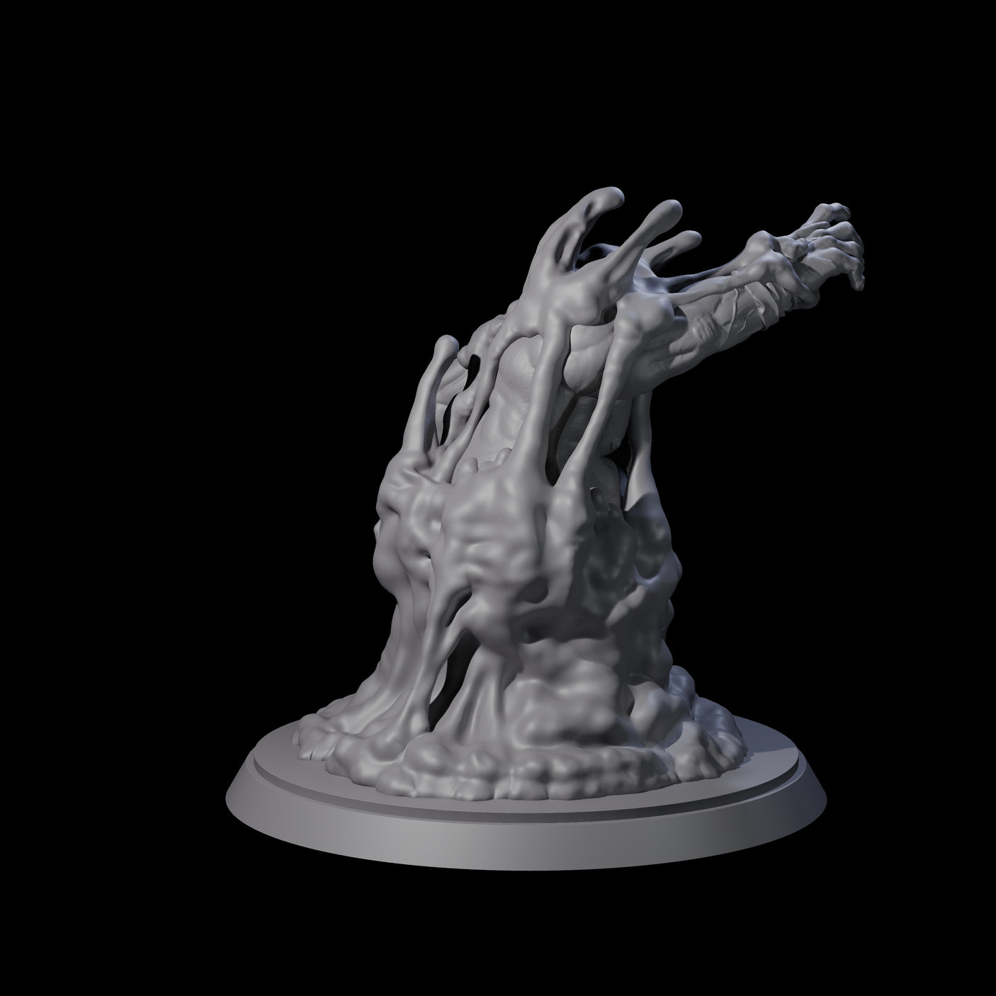 Devouring Black Pudding Miniature for Dungeons and Dragons, Pathfinder or other TTRPGs