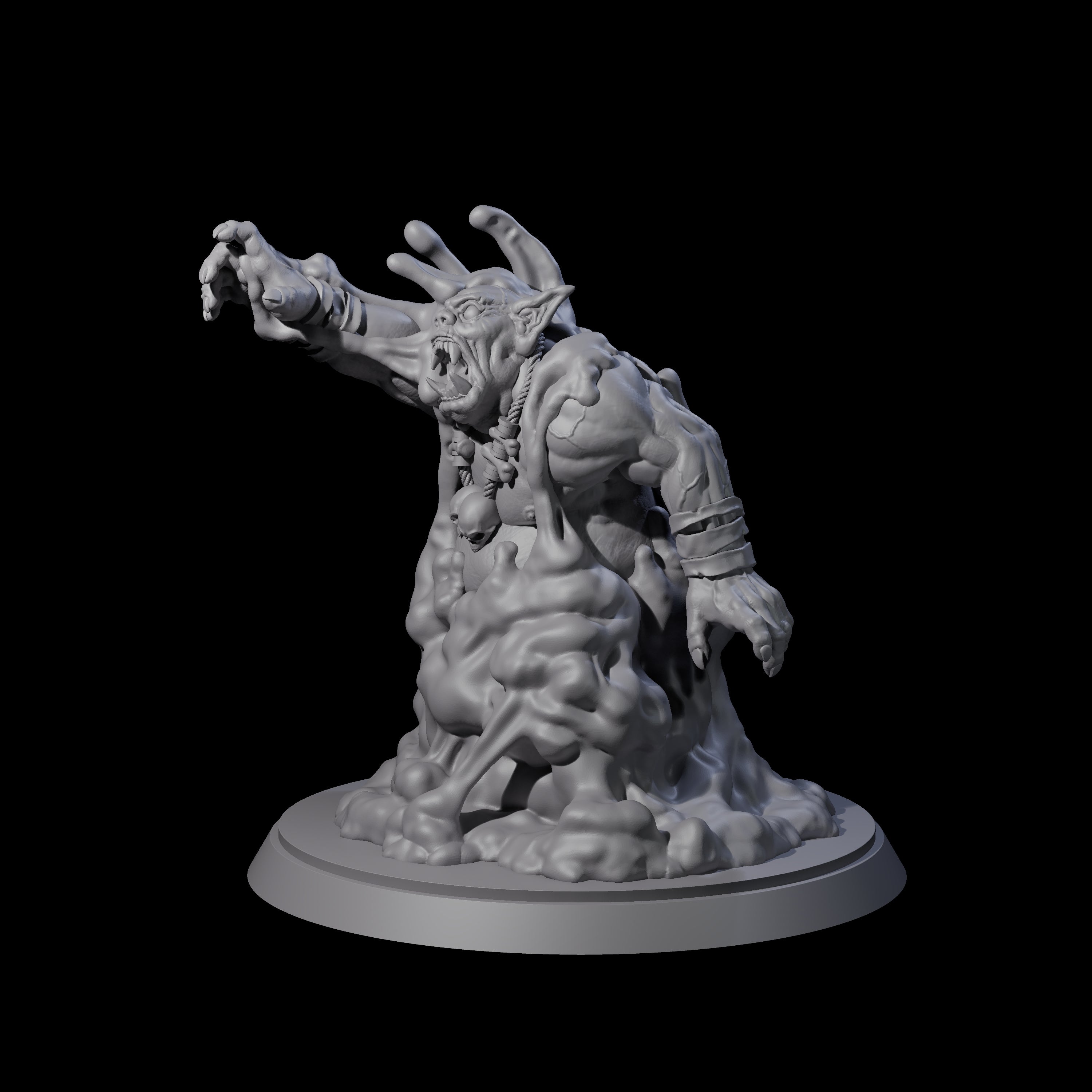 Devouring Black Pudding Miniature for Dungeons and Dragons, Pathfinder or other TTRPGs